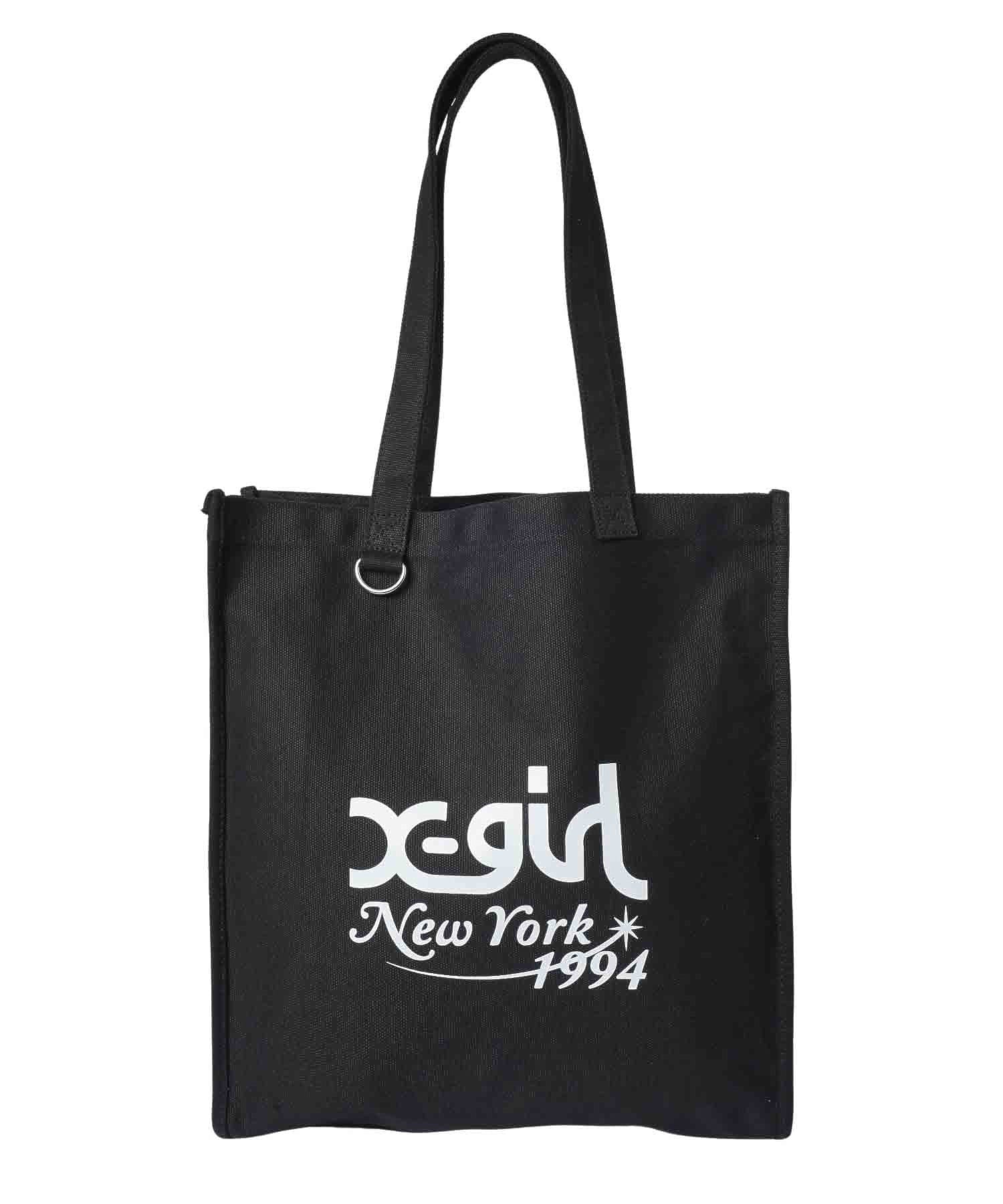 X-girl NEW YORK CANVAS TOTE BAG