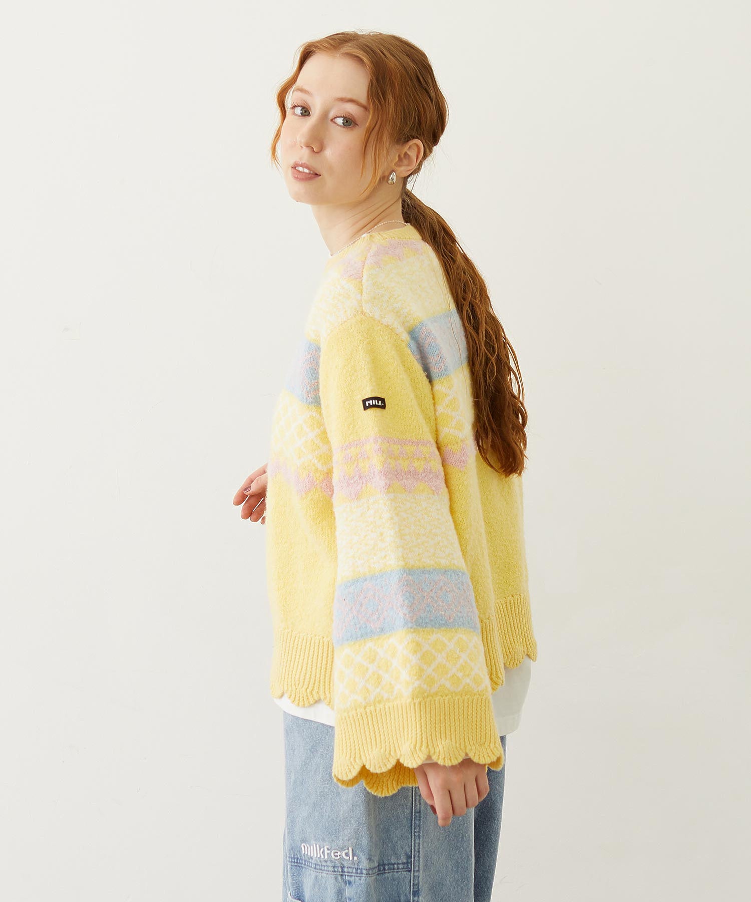 PATTERNED KNIT TUNIC