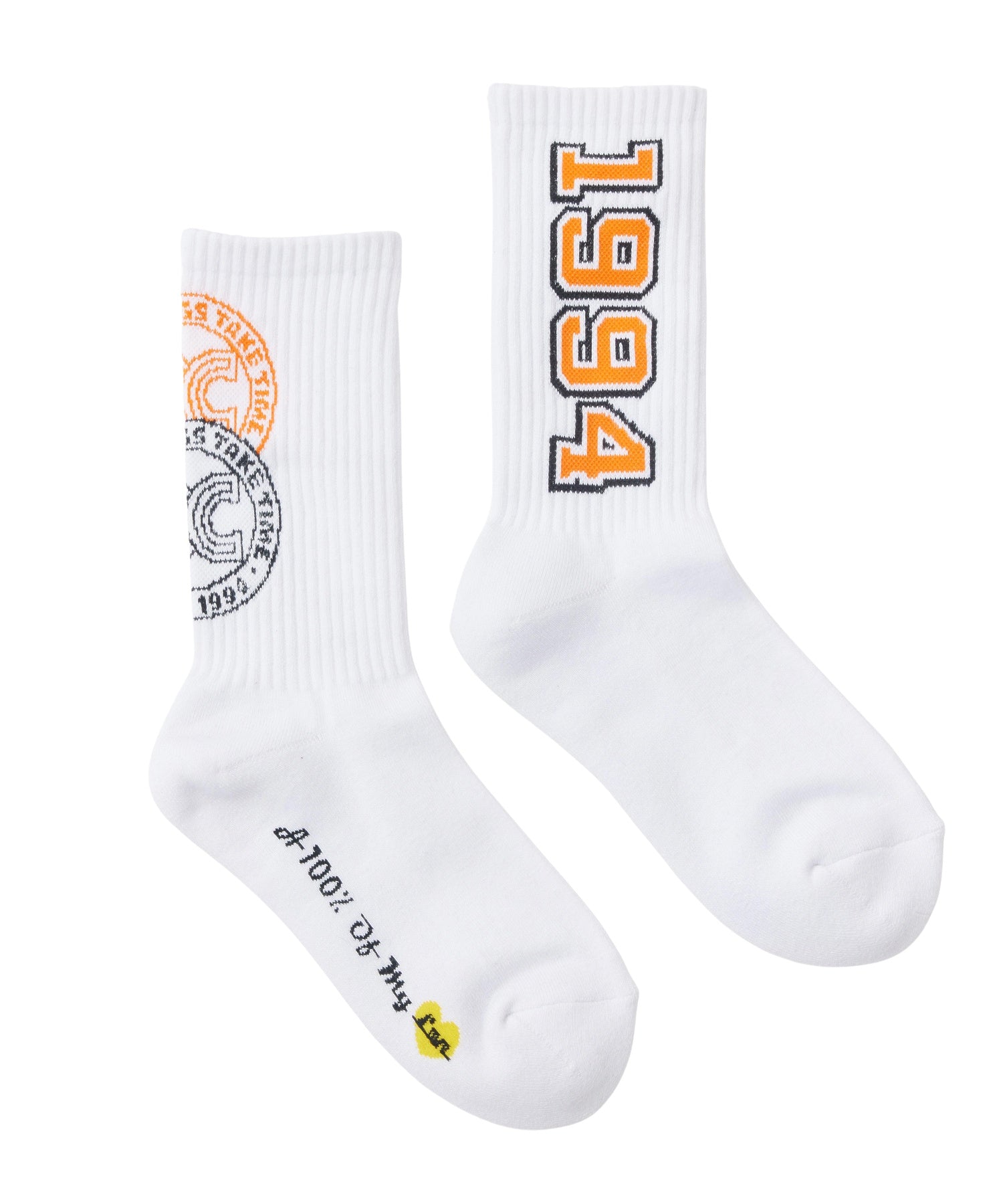 MIX LOGO JACQUARD RIB SOCKS