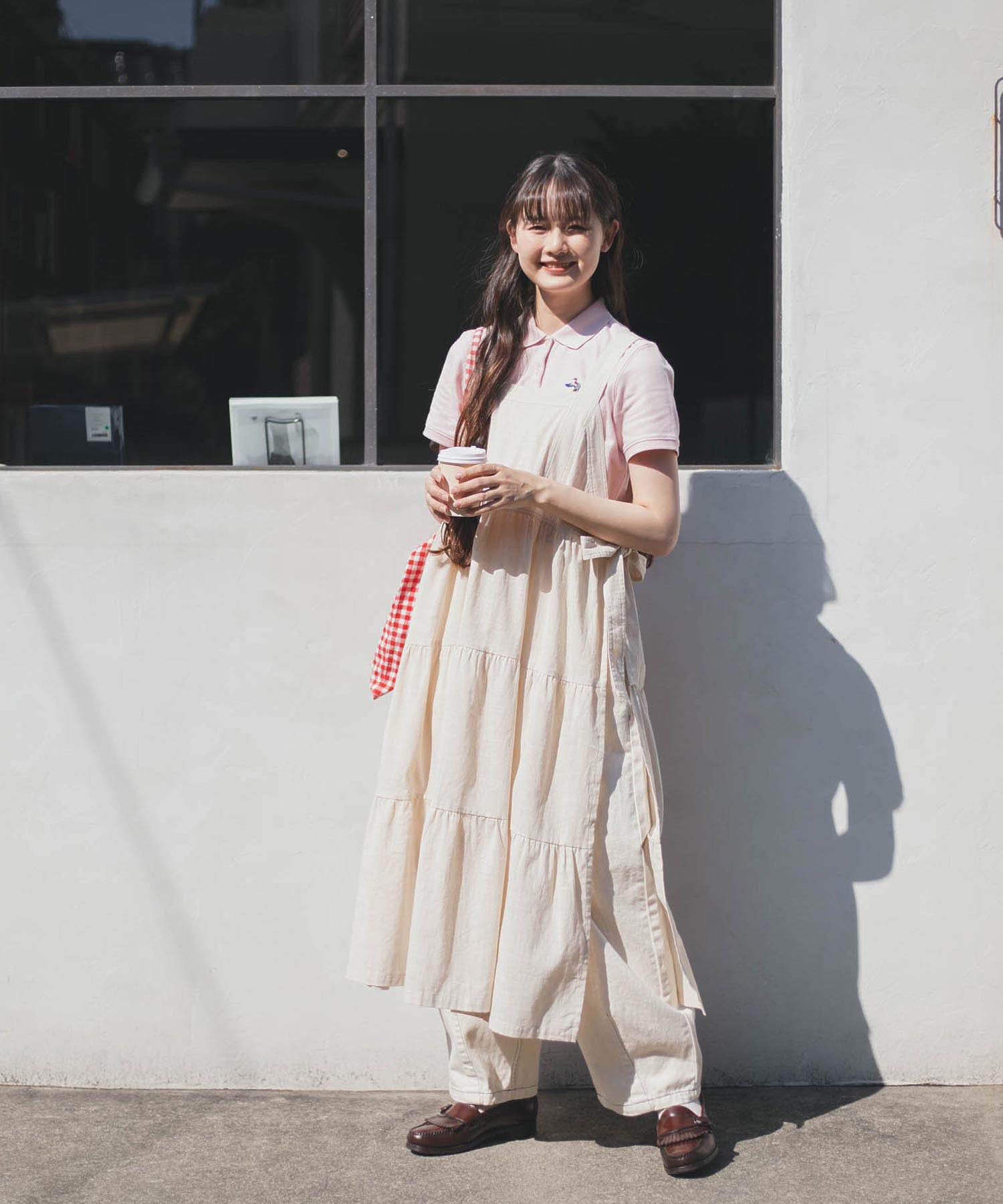 APRON TIERED DRESS