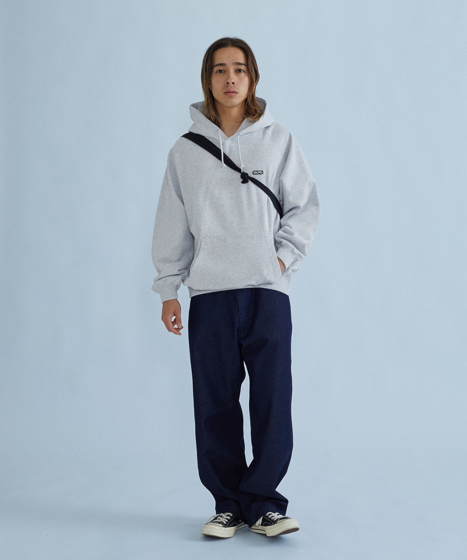 RAGLAN HOODED SWEATSHIRT