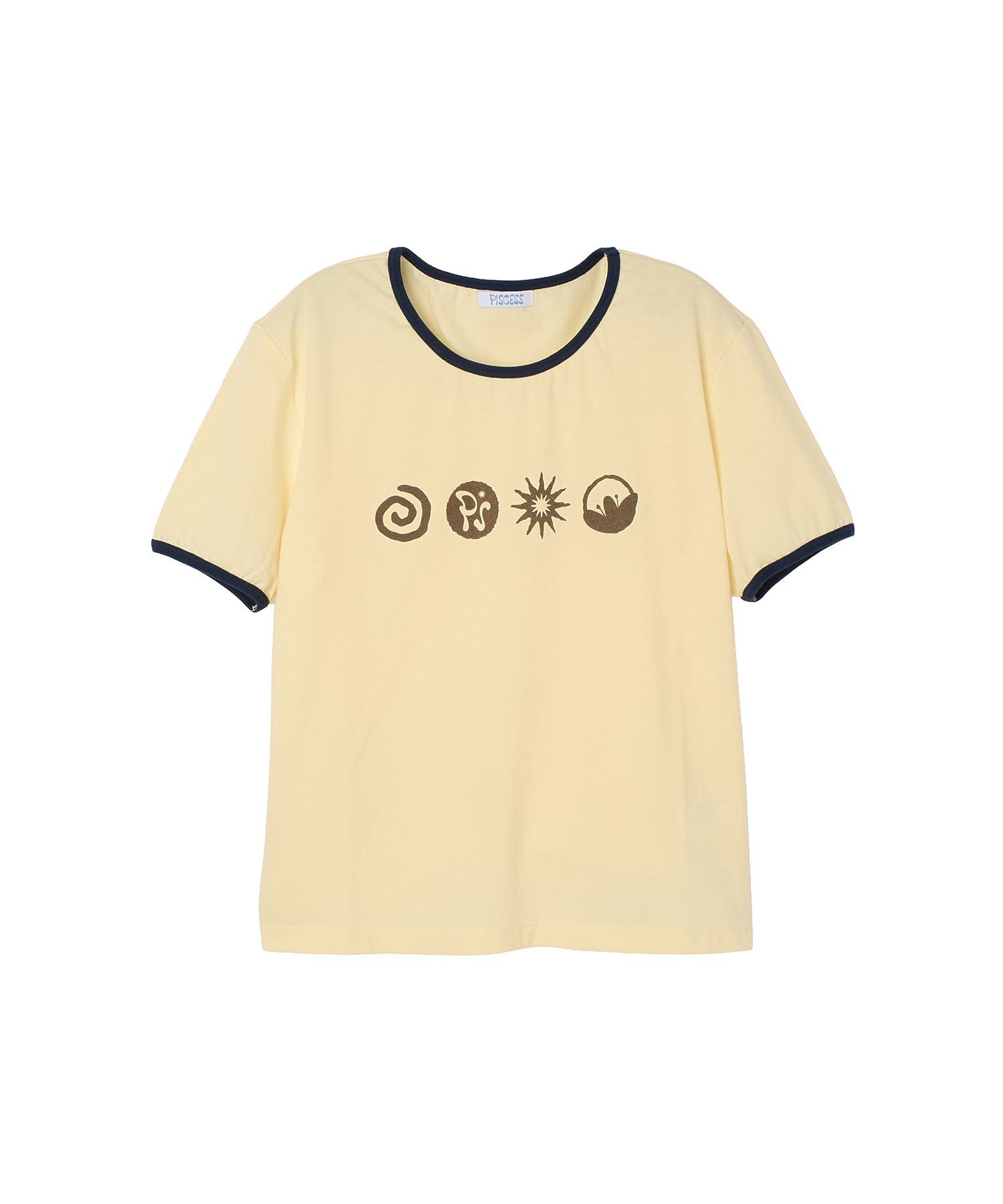 PISCESS/PS SYMBOL LOGO RINGER T-SHIRT