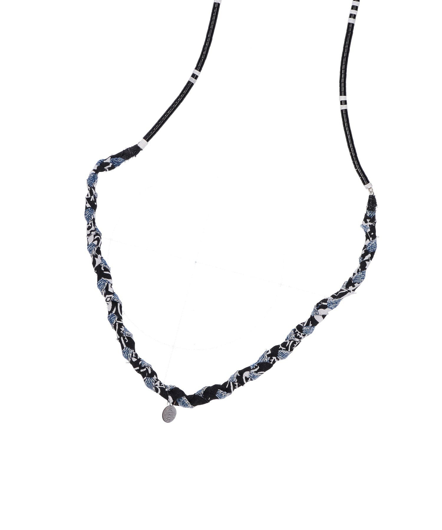 MIKIA/ミキア/vintage denim bandana necklace jet/223-M-008182-03