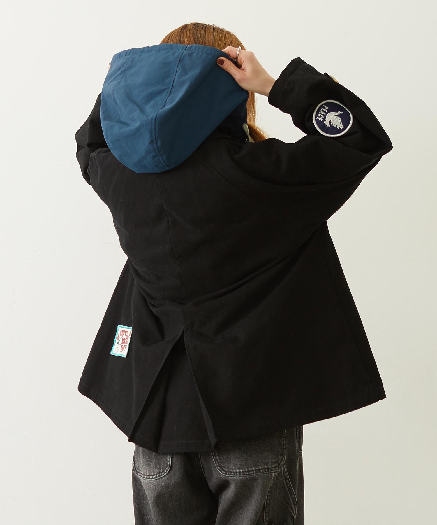 PATCH HOODED JACKET