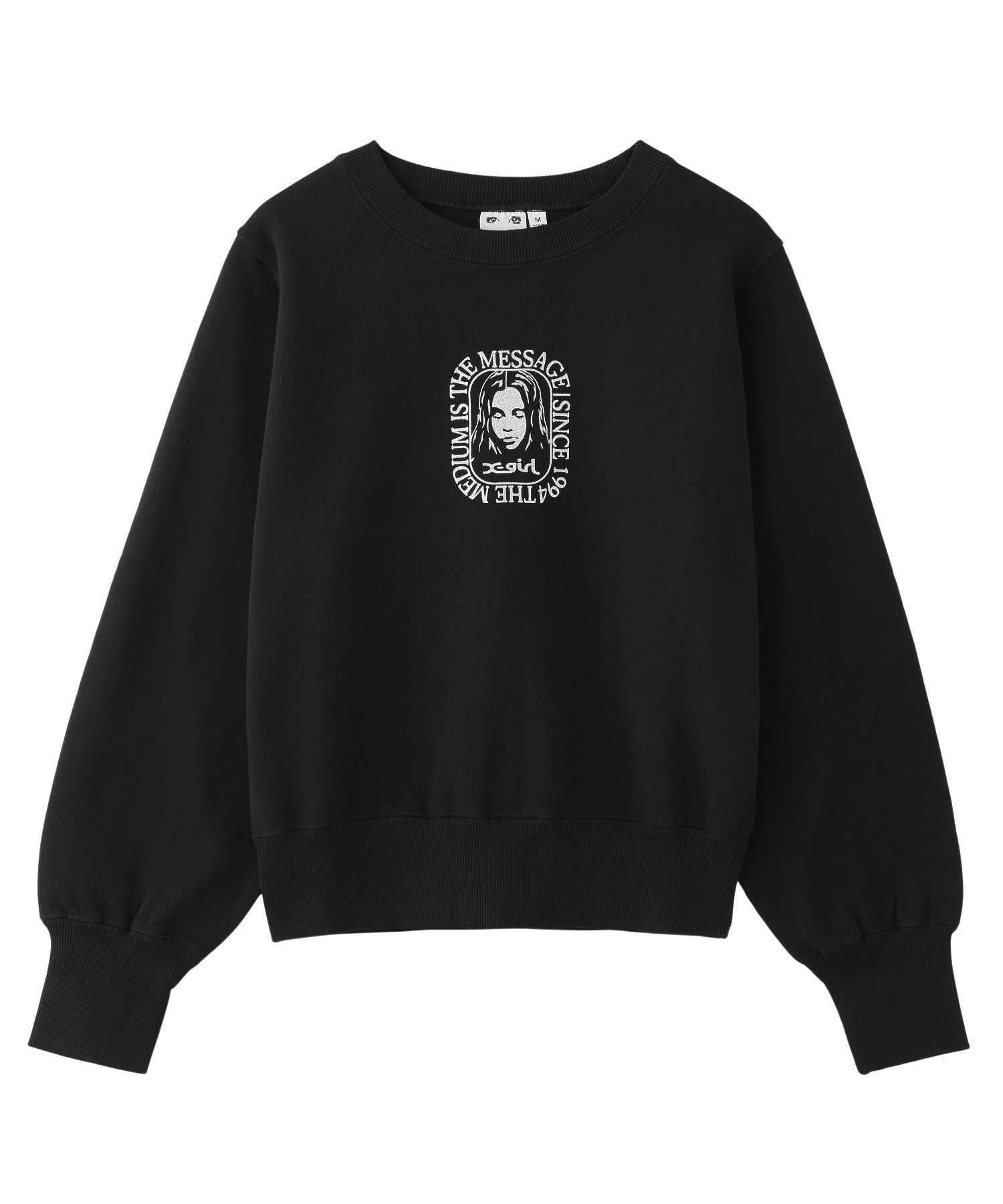 FACE ROUNDED SQUARE SWEAT TOP