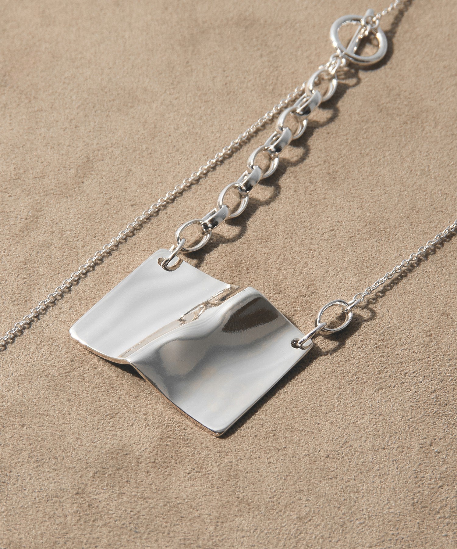 loni/GROUND PLATE NECKLACE
