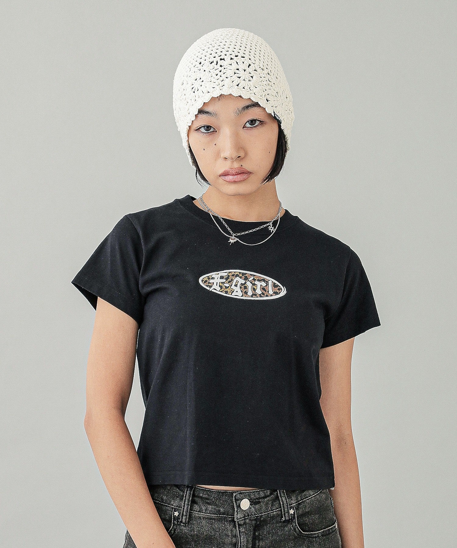 LEOPARD OVAL LOGO S/S BABY TEE