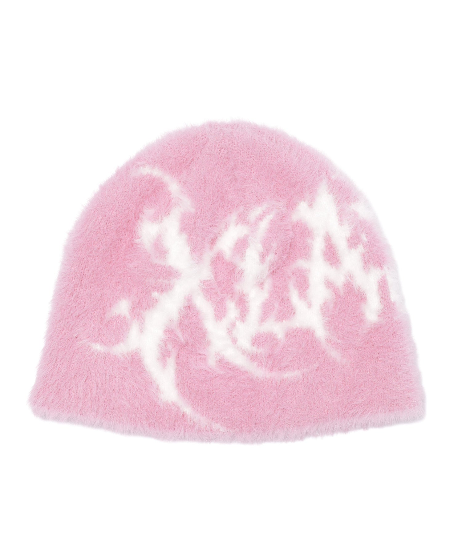 FAUX MOHAIR BEANIE
