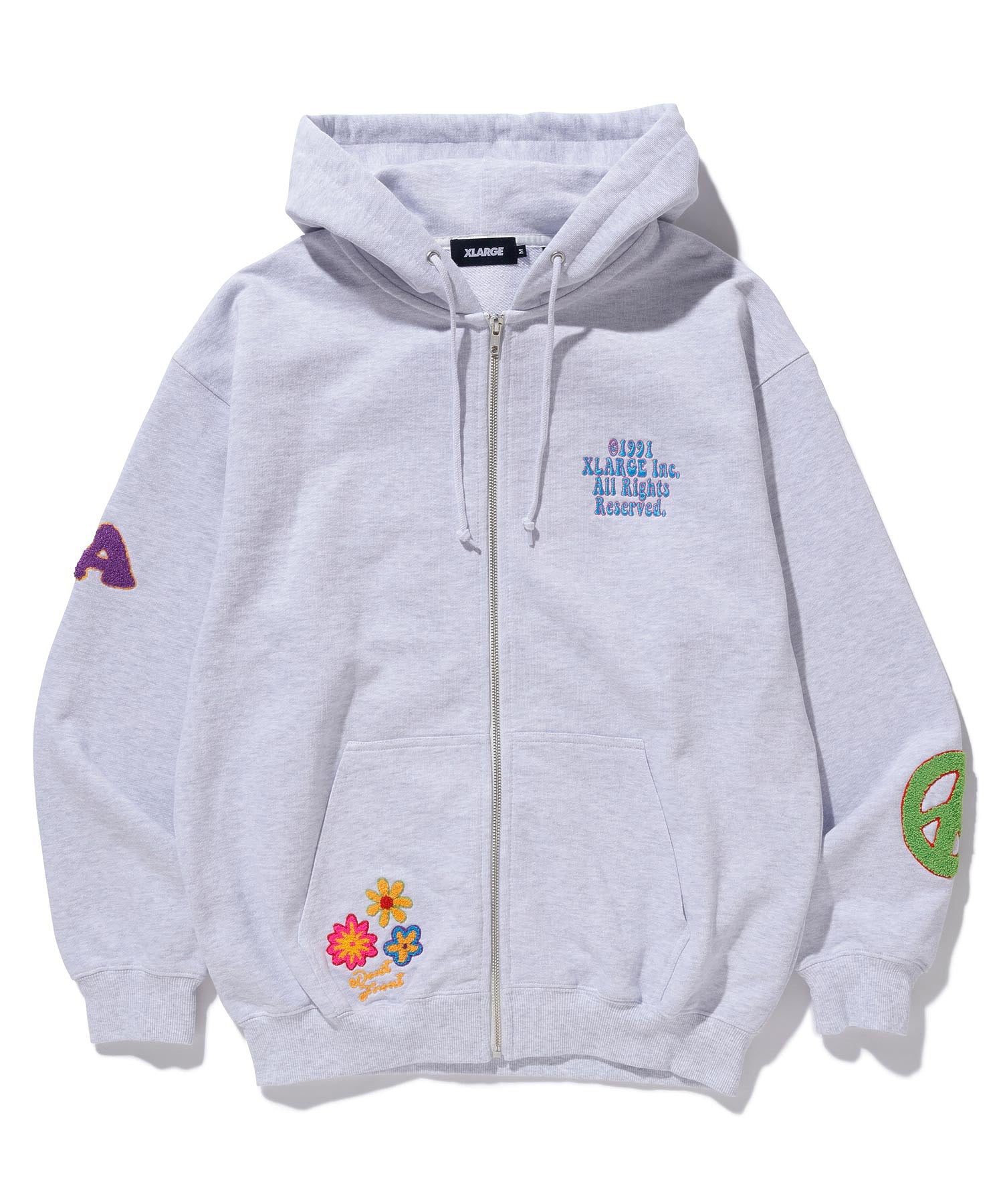 DAISY ZIP HOODED SWEAT XLARGE – calif