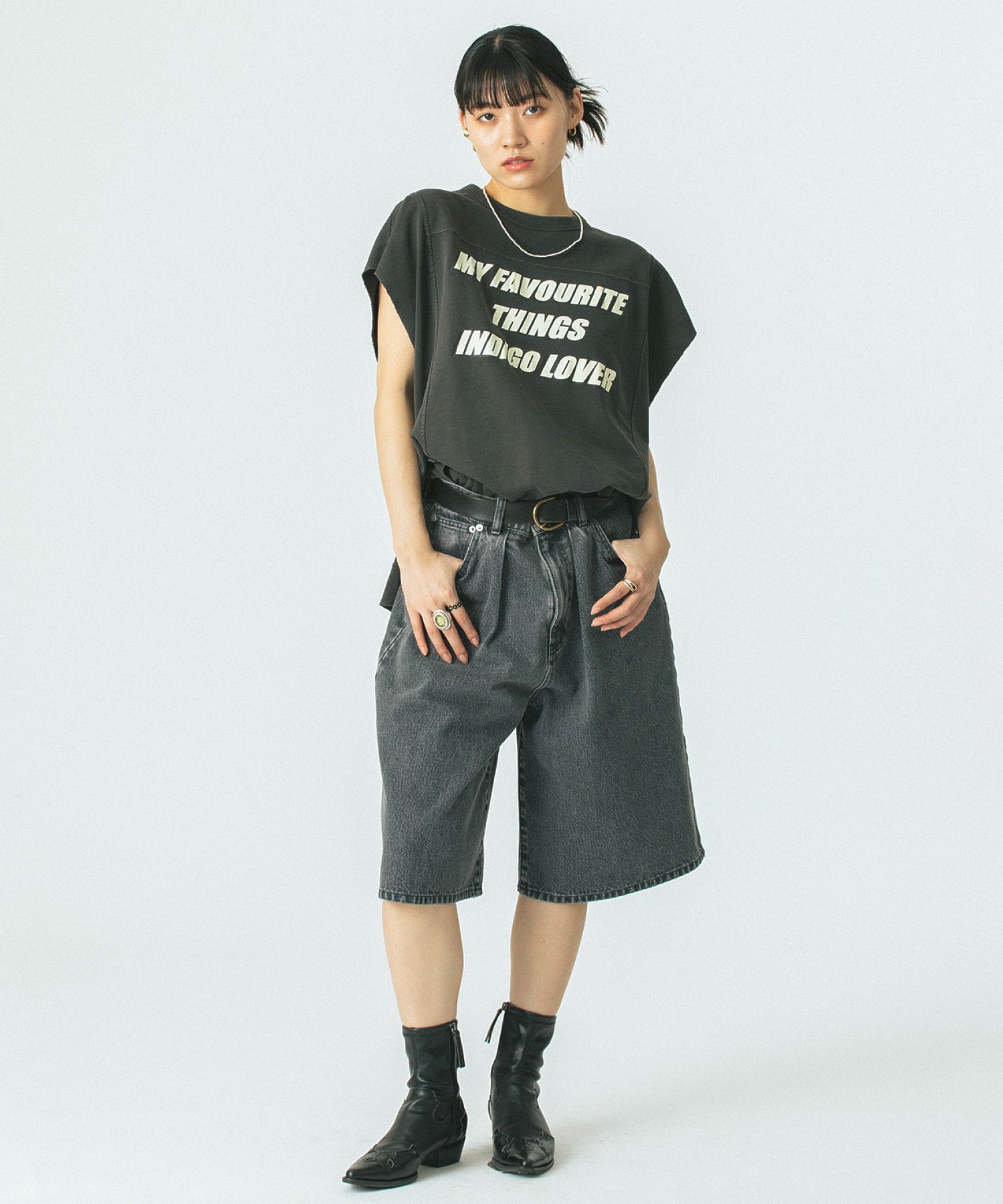 GENE HEAVENS/INDIGO LOVERS SLEEVELESS TEE