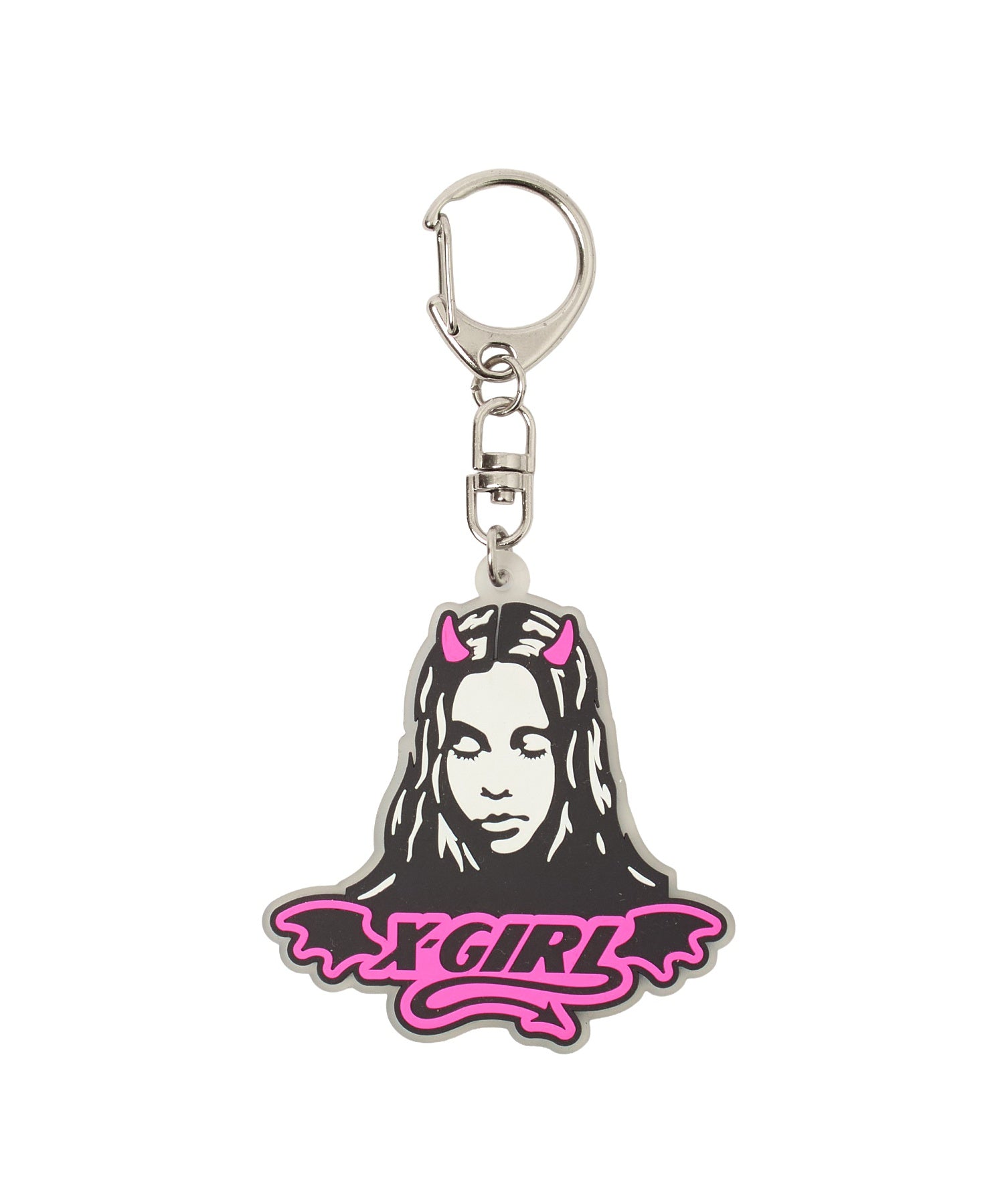 DEVIL FACE RUBBER KEY CHARM