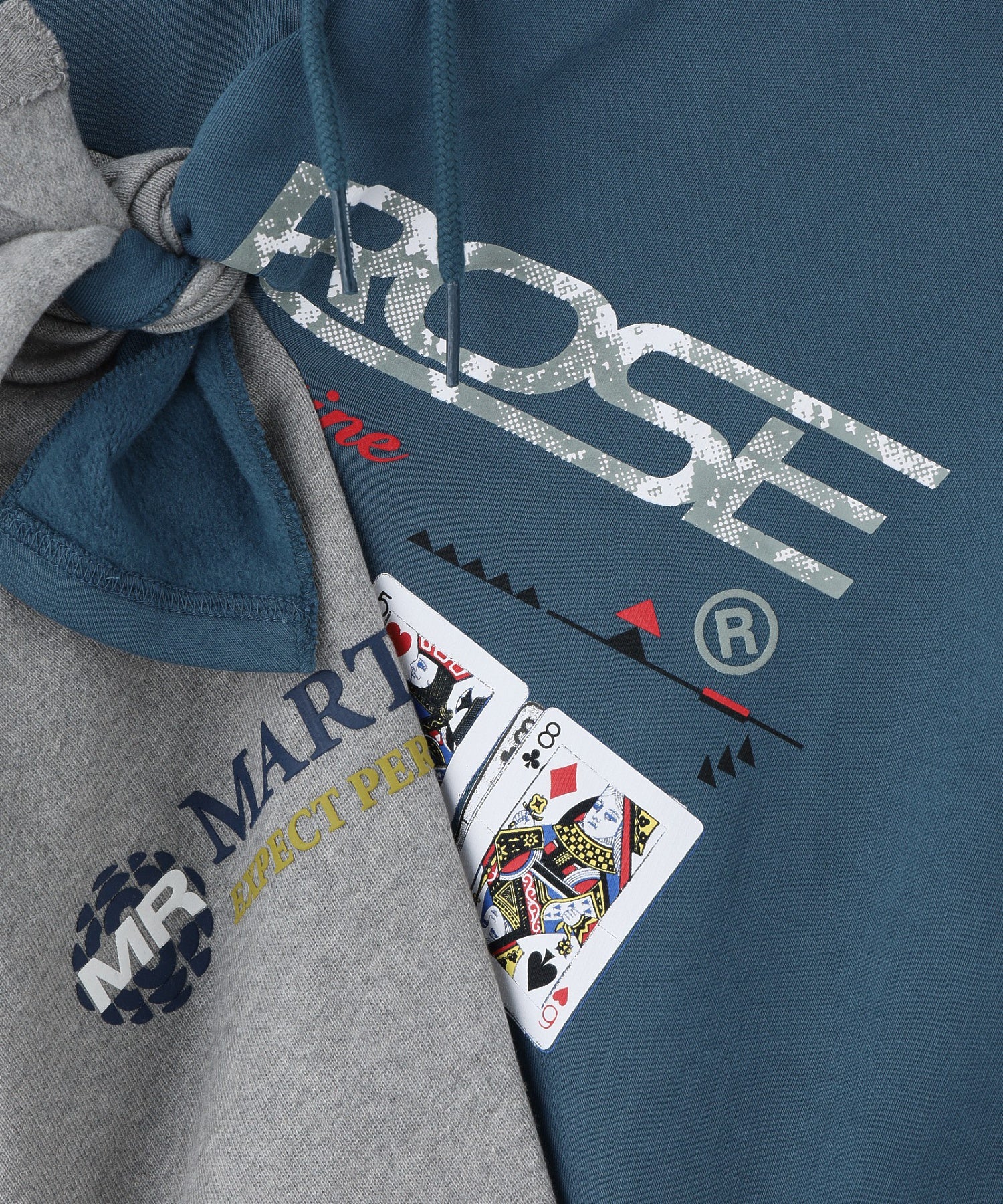 MARTINE ROSE/マーティン ローズ/WMNS COLLAGE HOODIE 697JE07605
