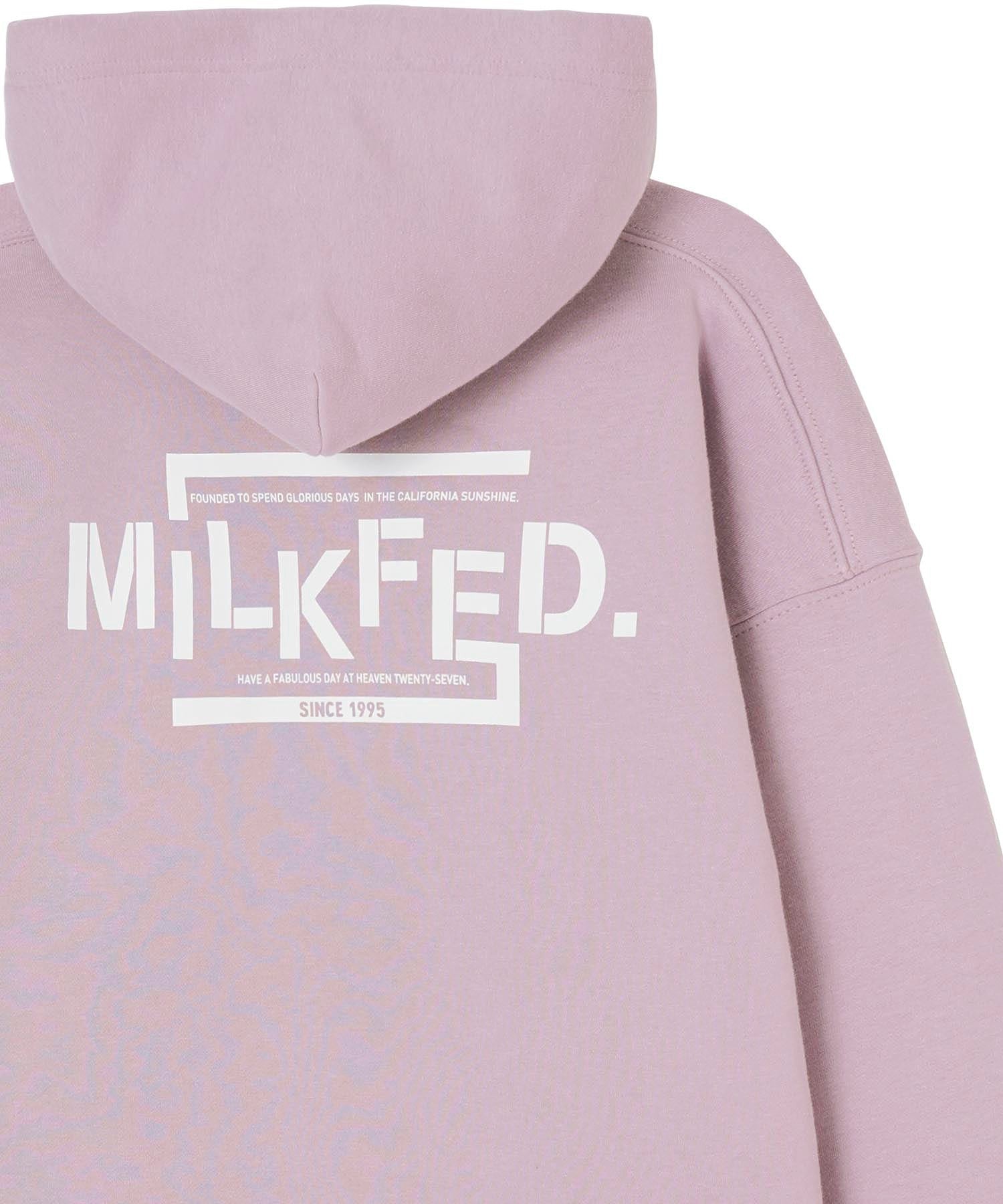 STENCIL BIG SWEAT HOODIE MILKFED.