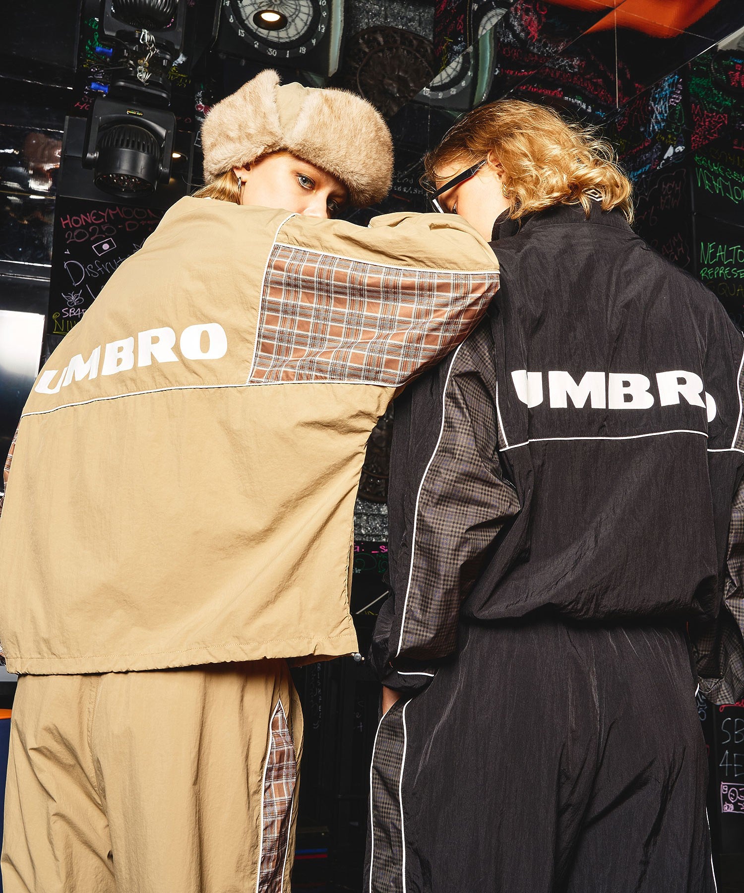 UMBRO × ROSE BUD/NYLON PANTS