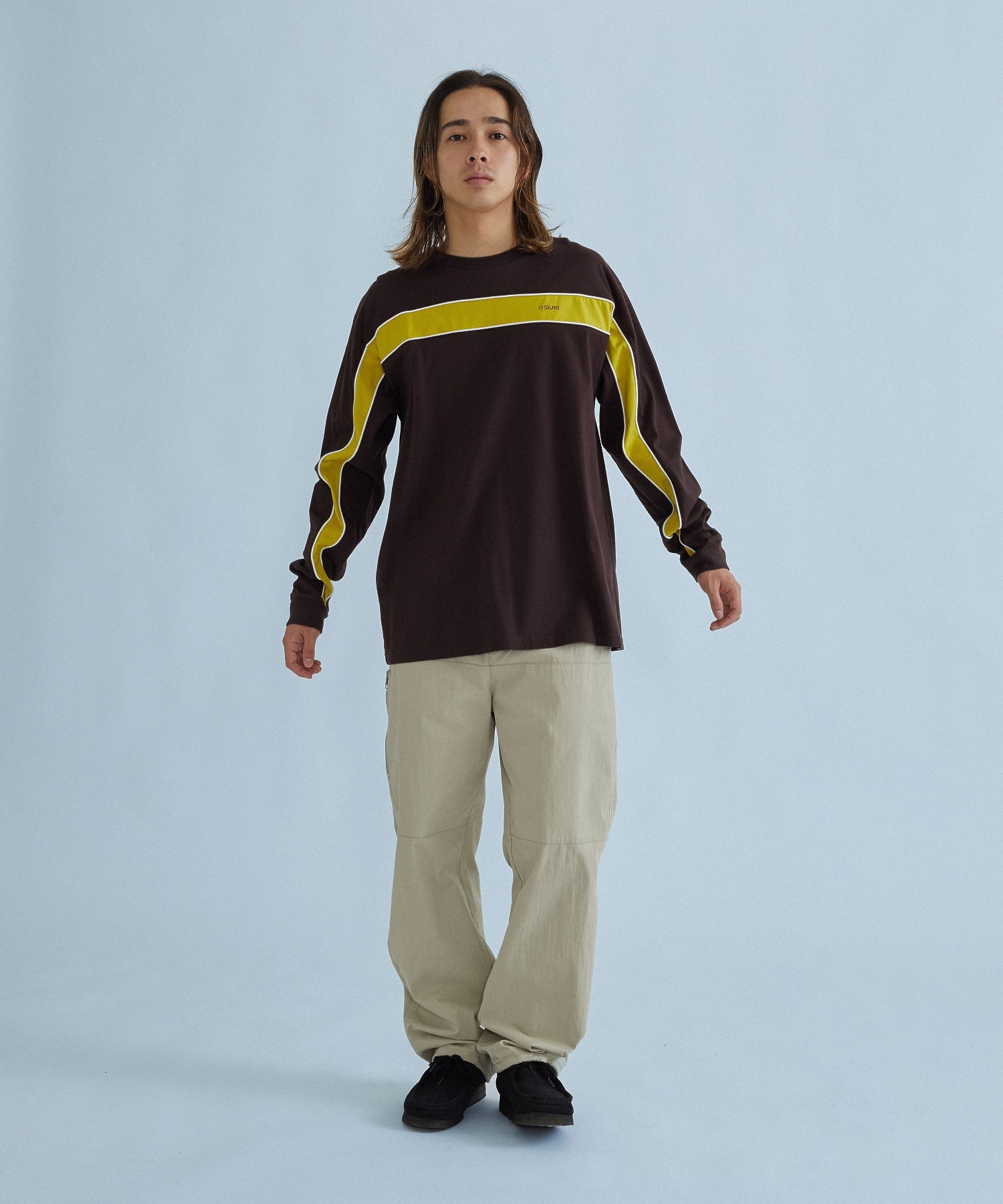 SINGLE STRIPED L/S TEE