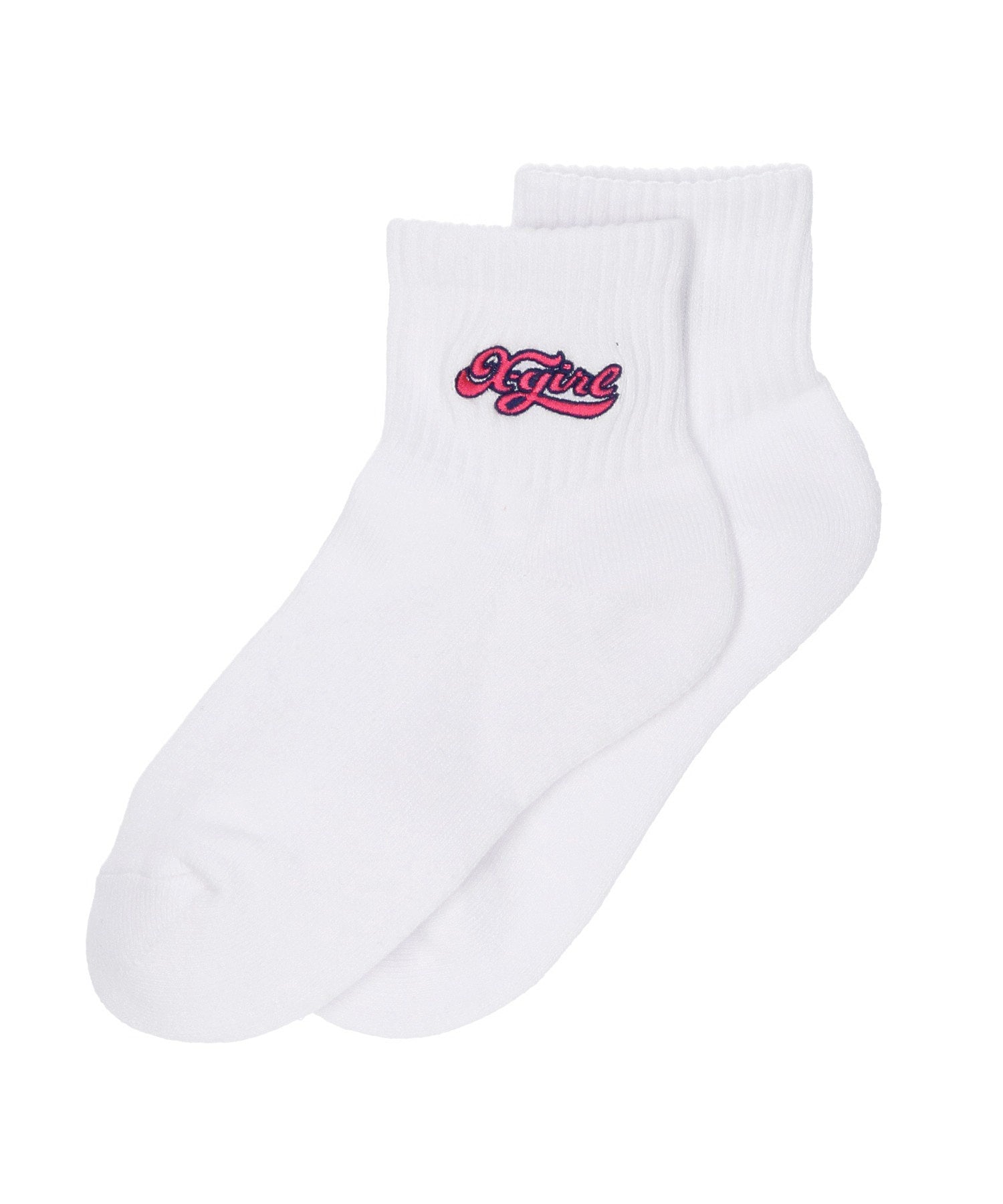 CHEERFUL LOGO SHORT RIB SOCKS