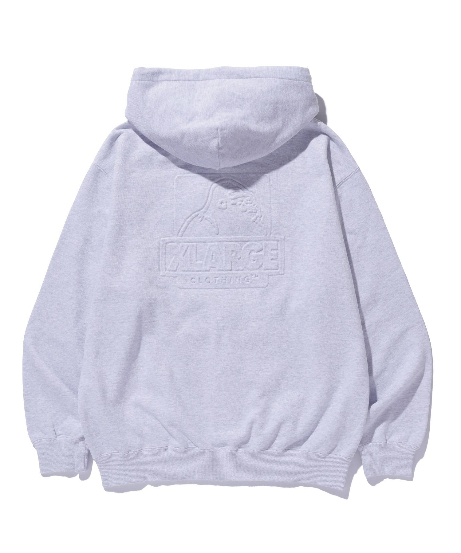 EMBOSSED OG BOX ZIP UP HOODED SWEATSHIRT