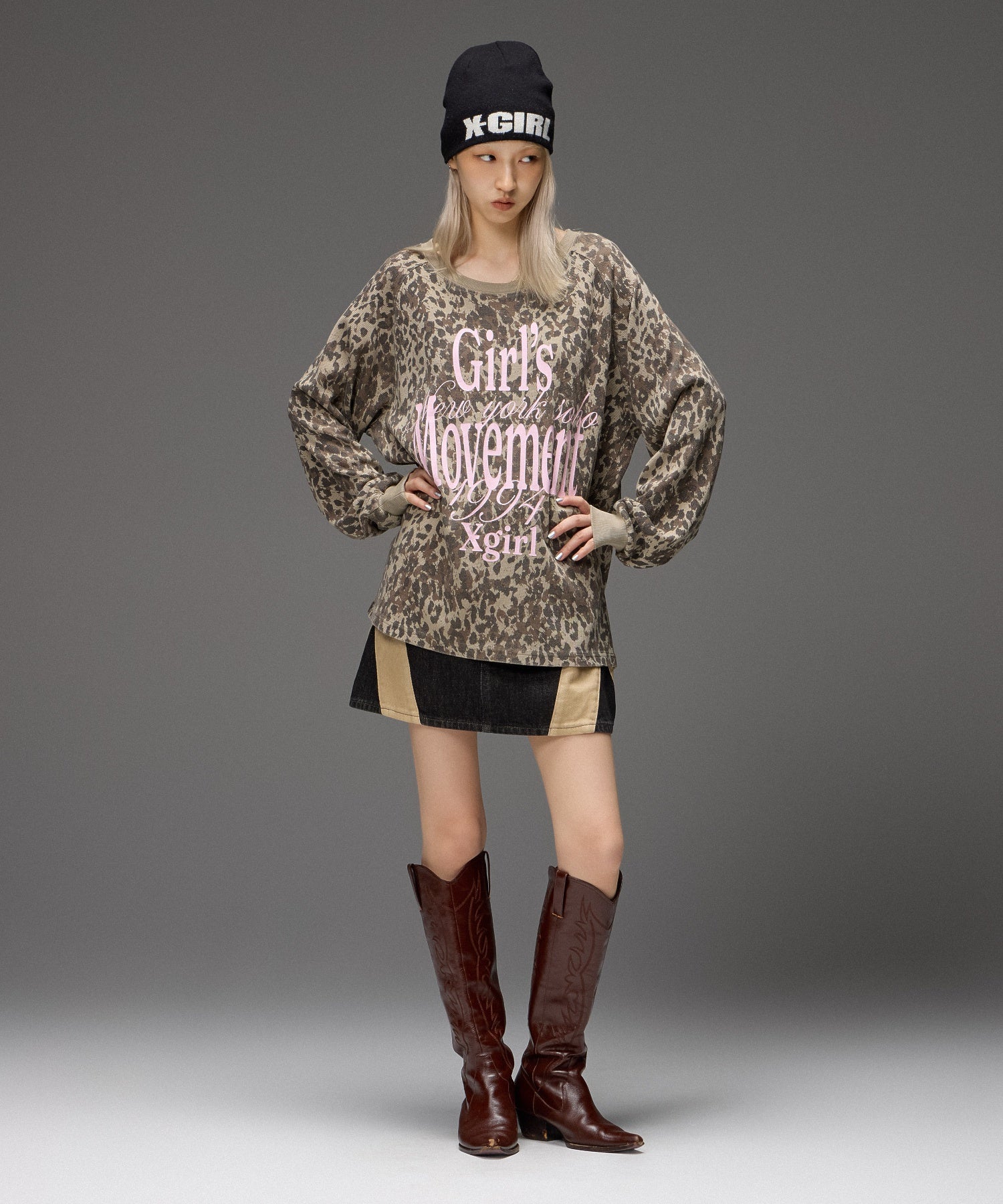 MIXED FONT THERMAL L/S TEE
