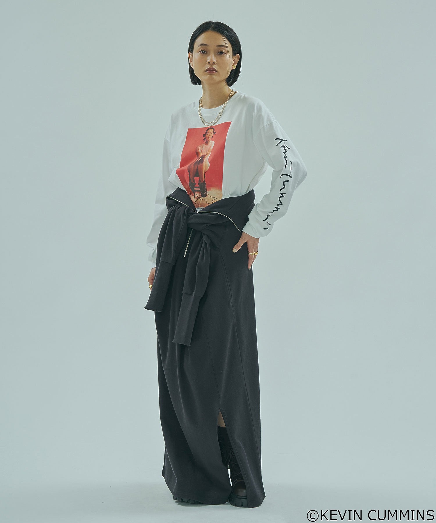 CREOLME/KEVIN CUMMINS PHOTO L/S TEE