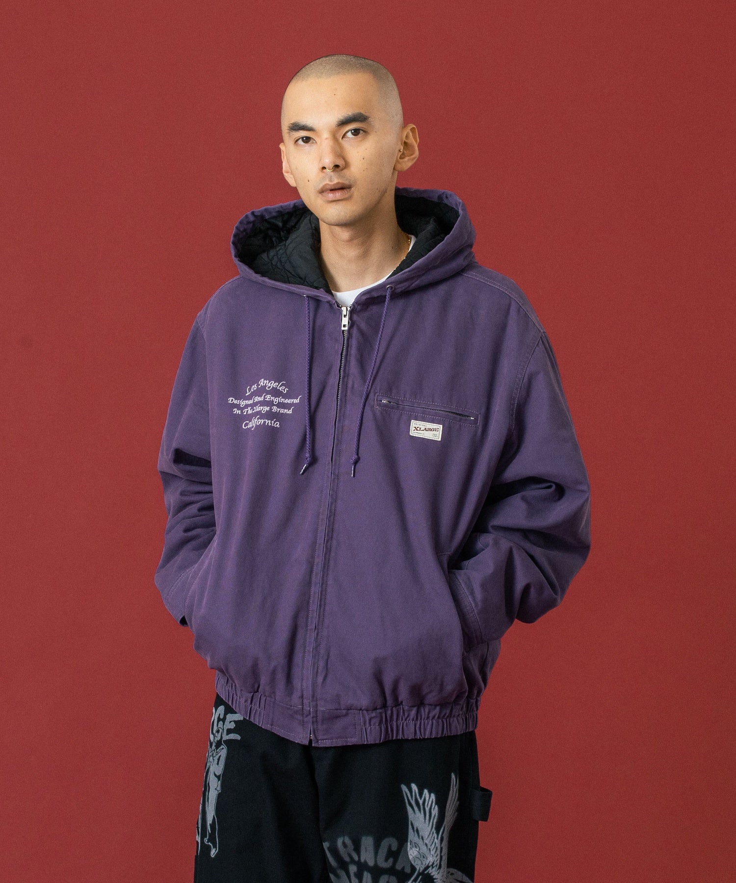 MODEL 身長172cm / 着用サイズ：Lサイズ