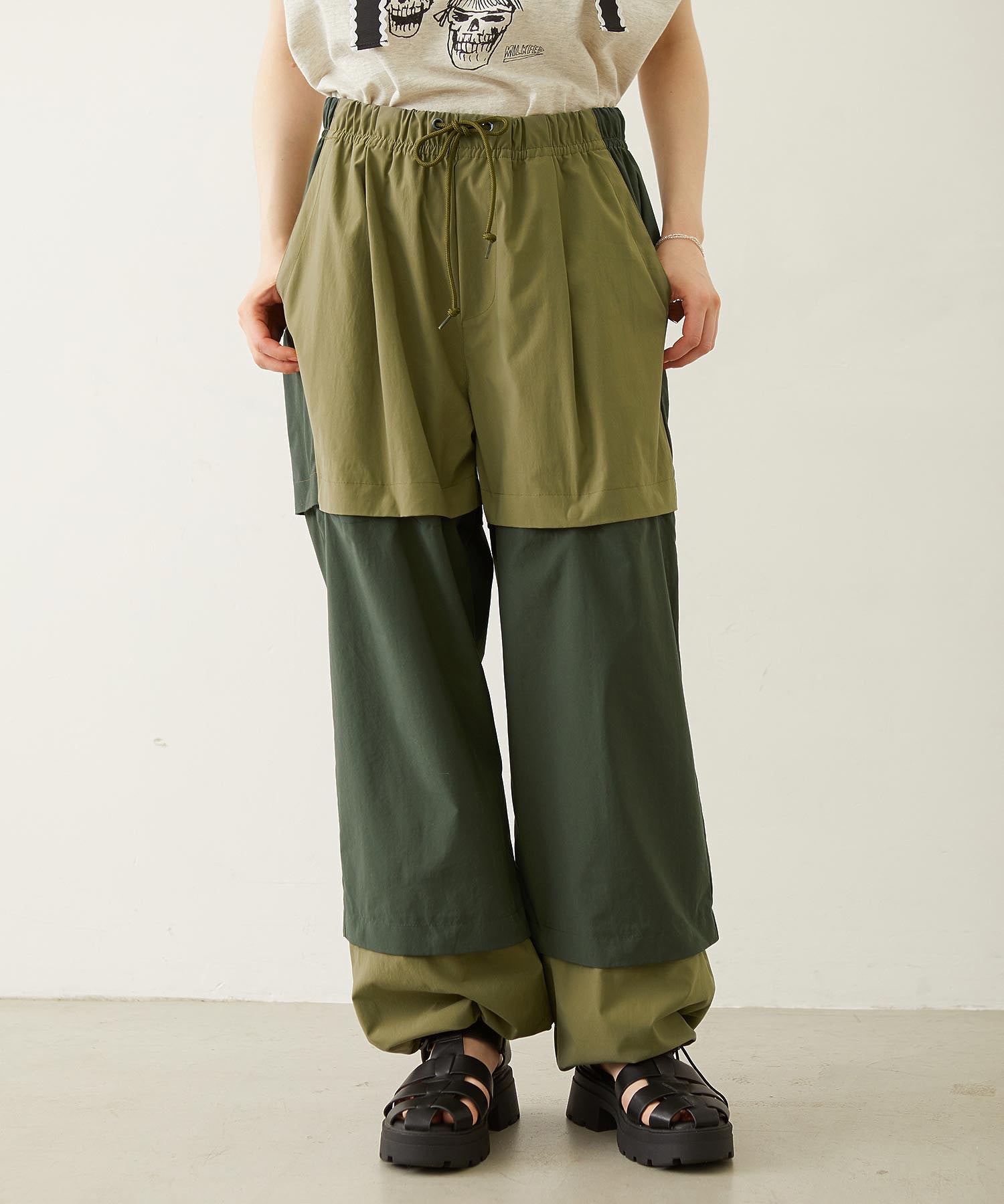 BICOLOR PANTS