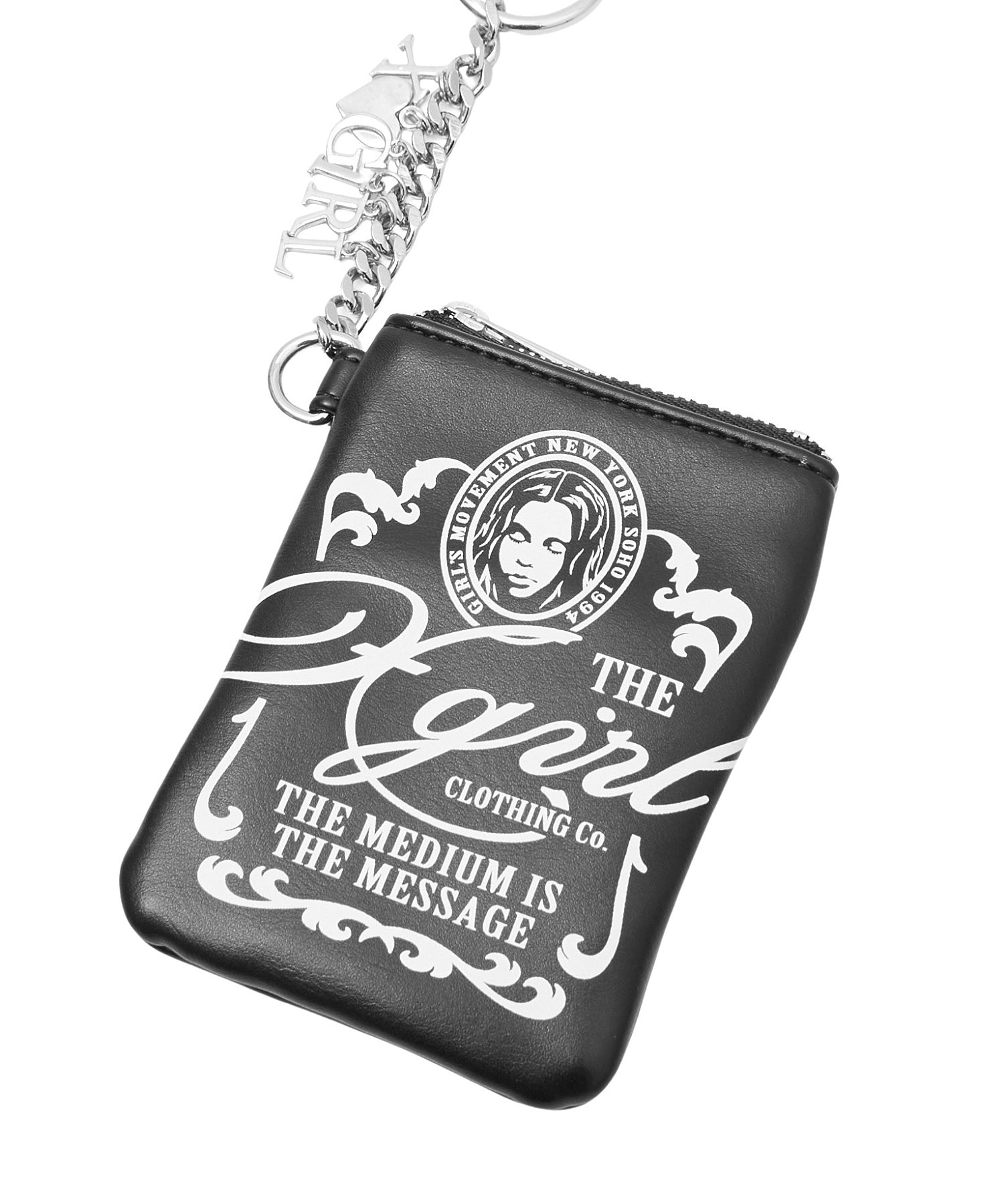 FAUX LEATHER FACE COIN CASE