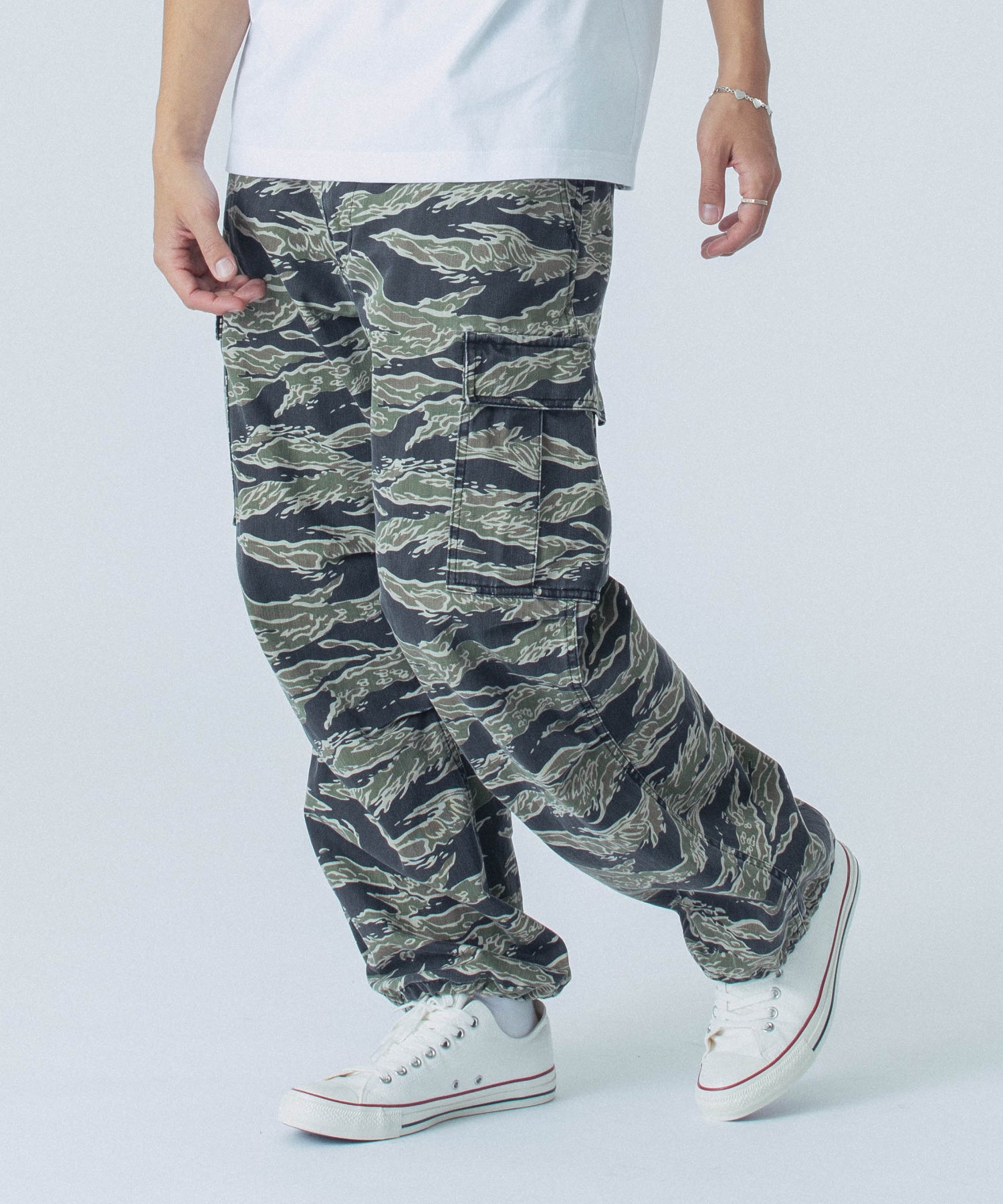 TIGER CAMO CARGO PANTS