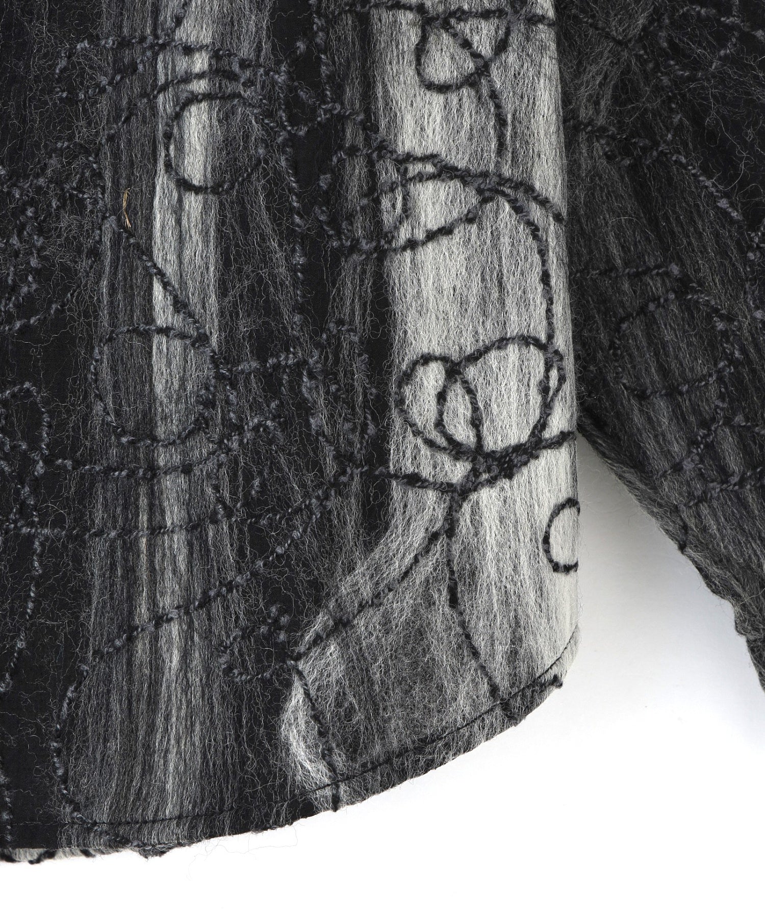 PAS UNE MARQUE/パ・ズュヌ・マルク/Marbled Cloth Long Sleeve Shirt PAS-578