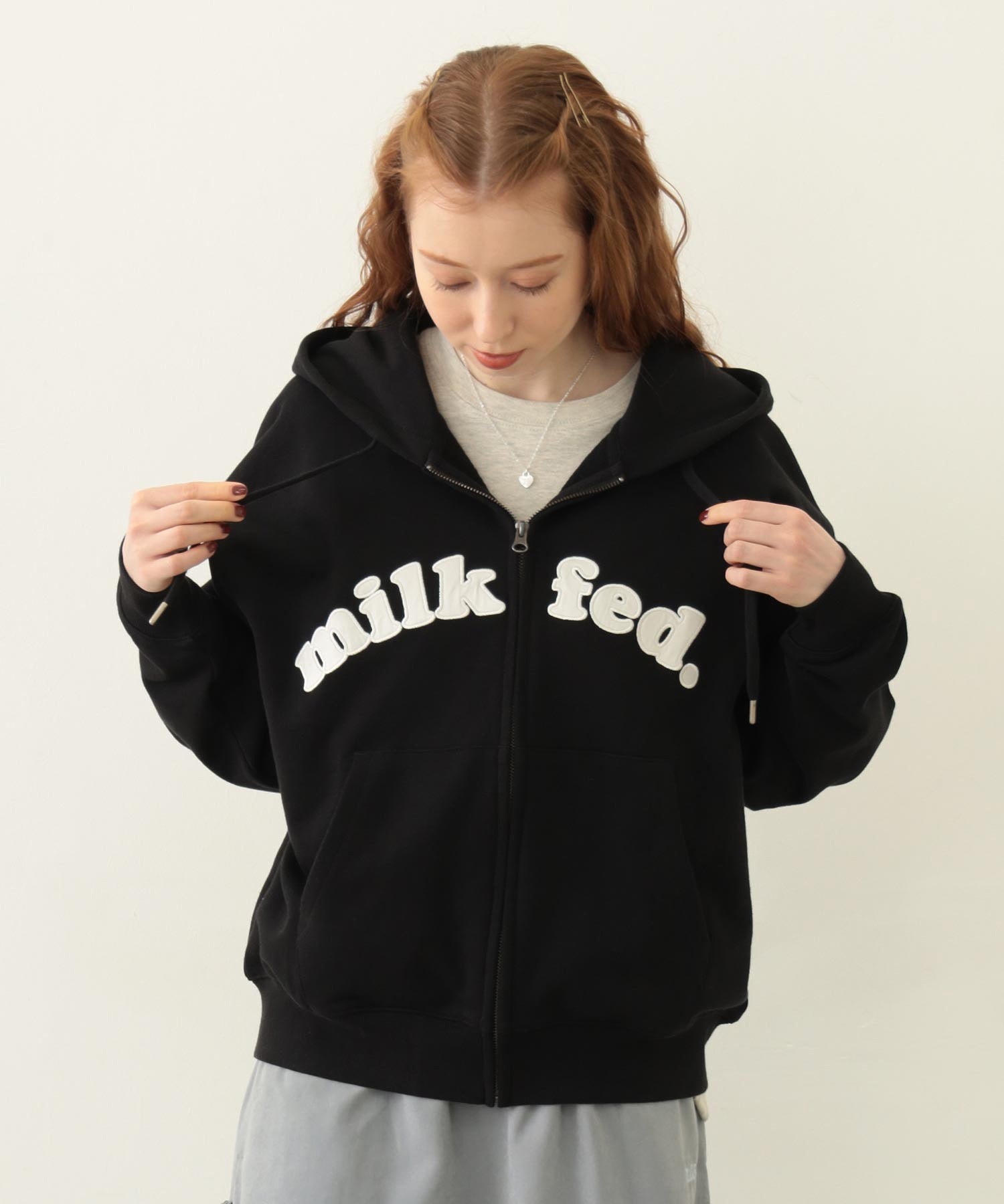 ARCH COOPER LOGO ZIP UP HOODIE