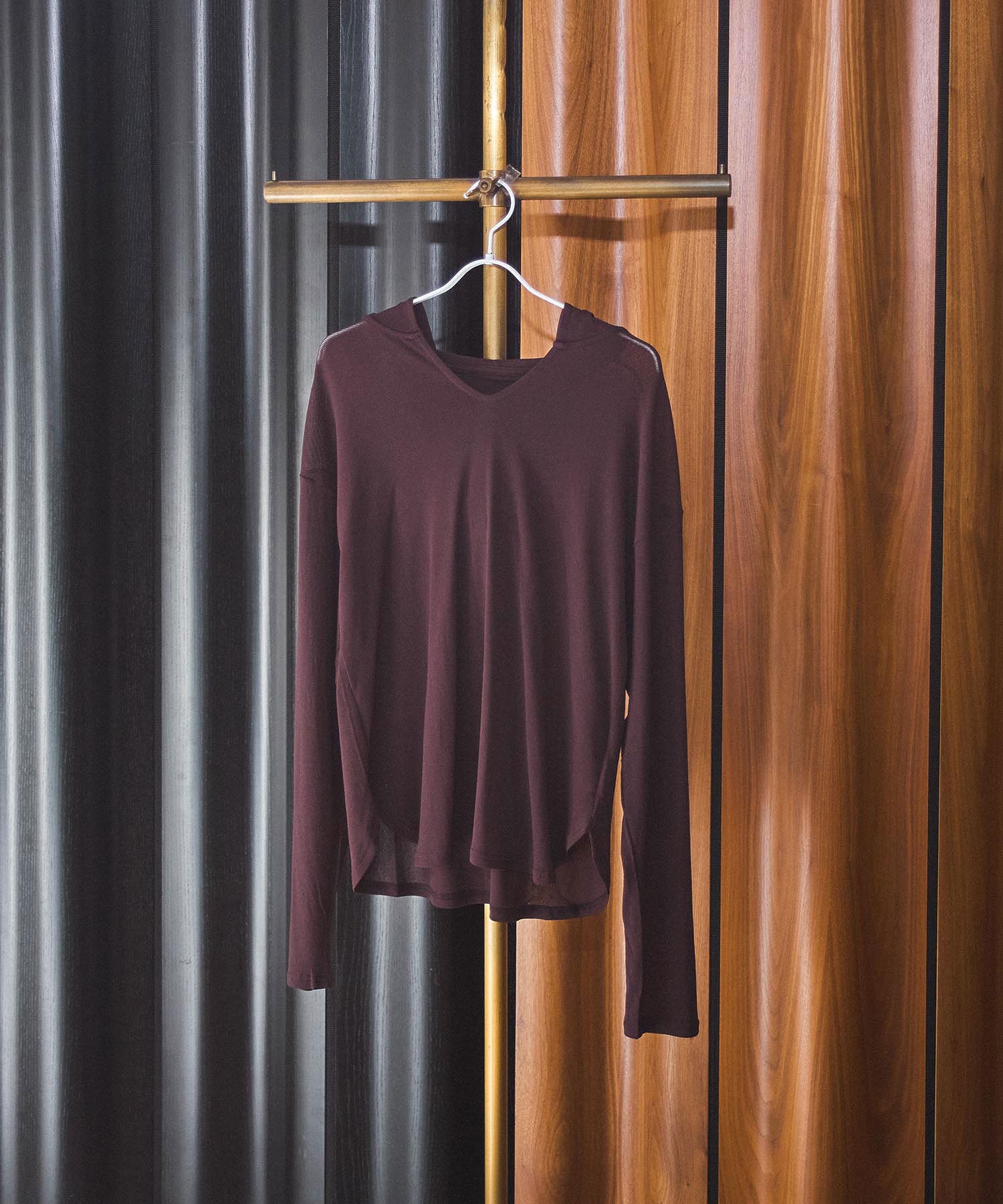 CHIGNON/SHEER HOODIE PO