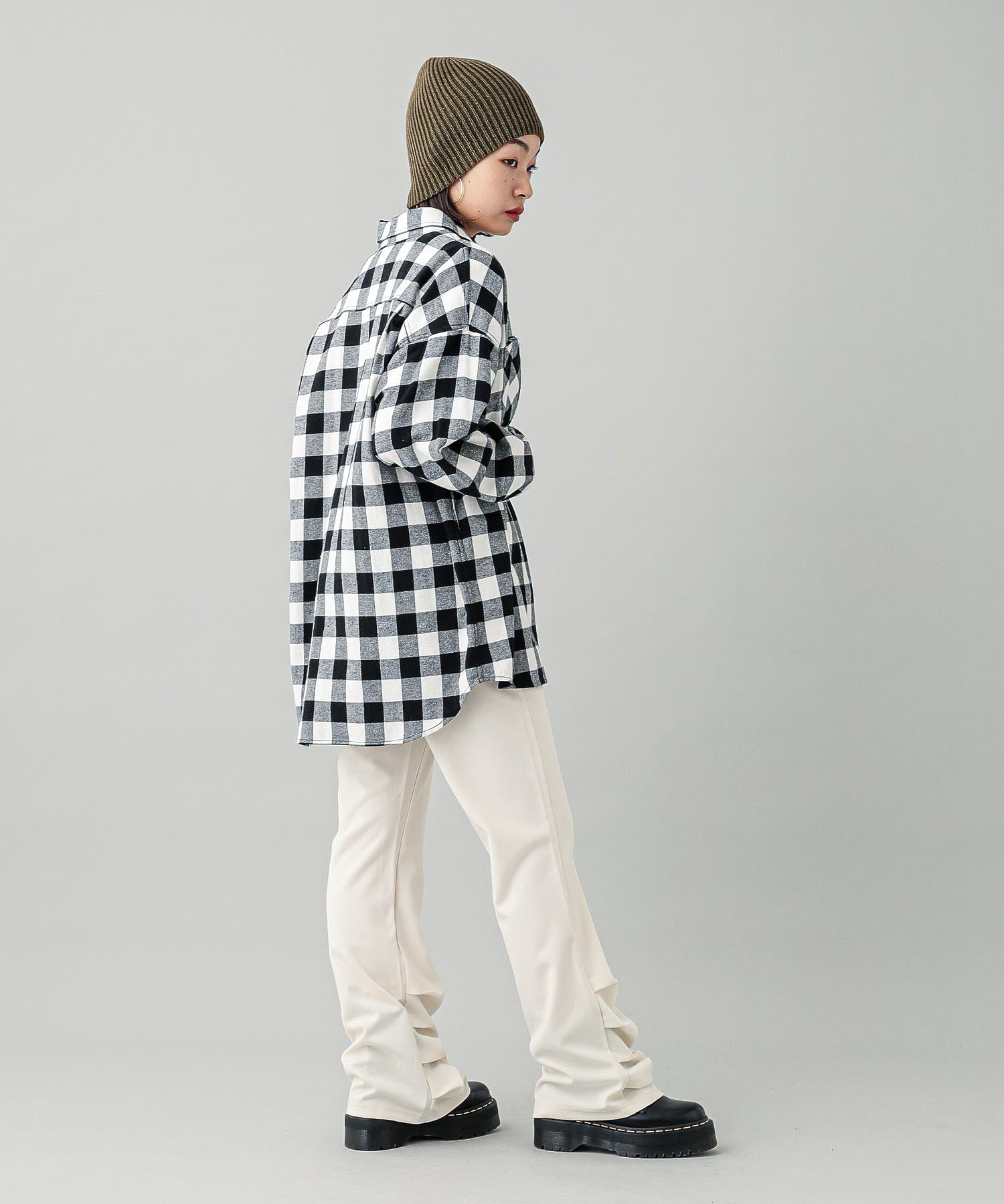 FACE PLAID L/S SHIRT