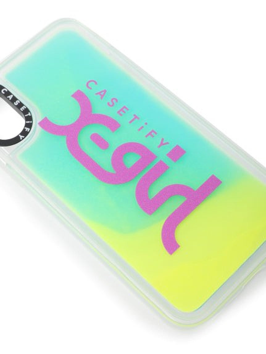 X-girl × CASETiFY NEON SAND MOBILE CASE for iPhone X/XS