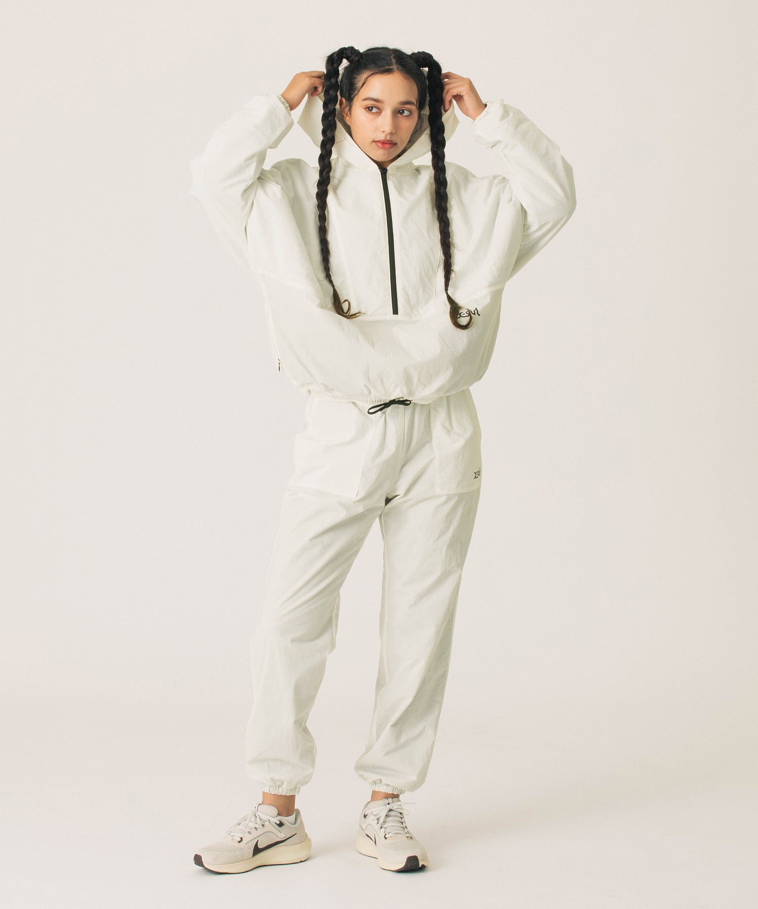 STRETCH PUFFER PULLOVER JACKET