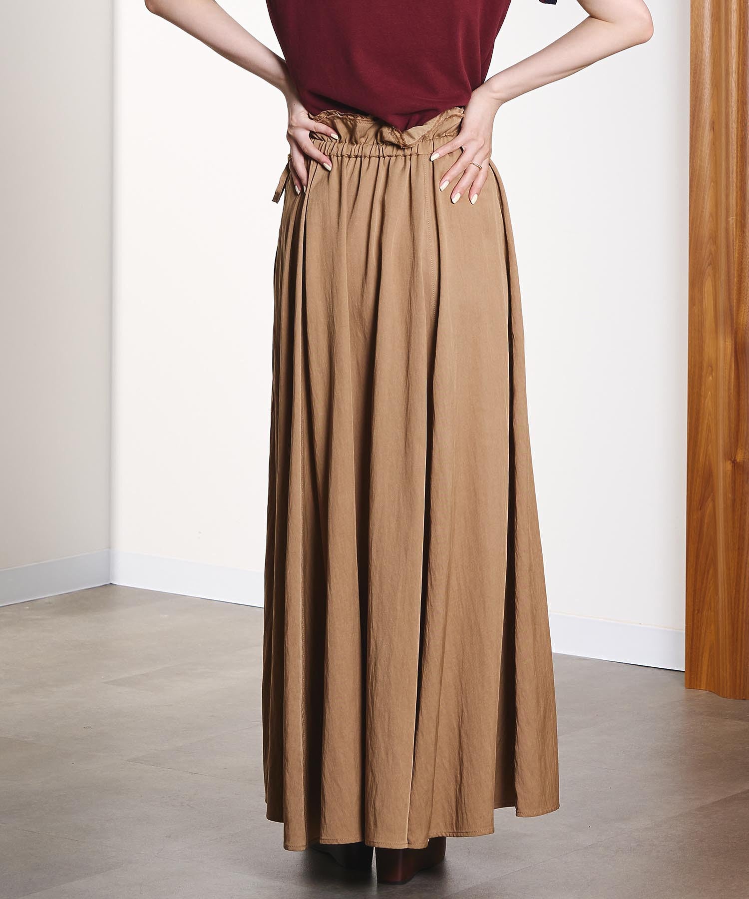 CREOLME/GATHER AND FLARE SKIRT
