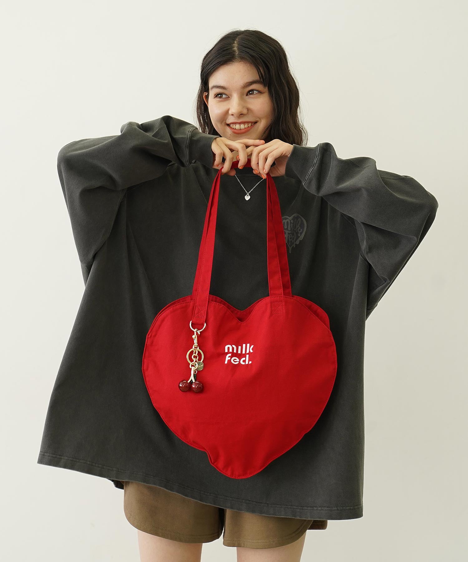 HEART SHAPED TOTE BAG