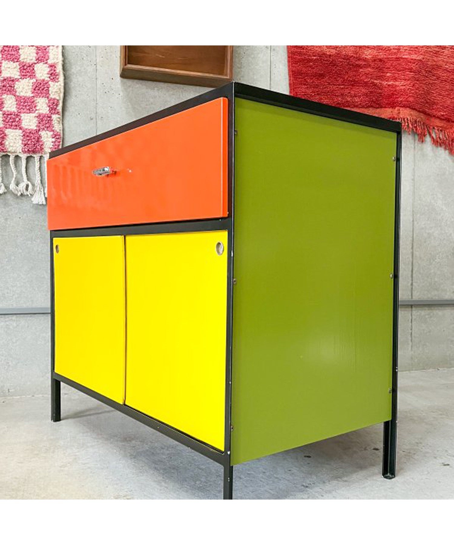 HermanMiller Steel Frame Cabinet / George Nelson