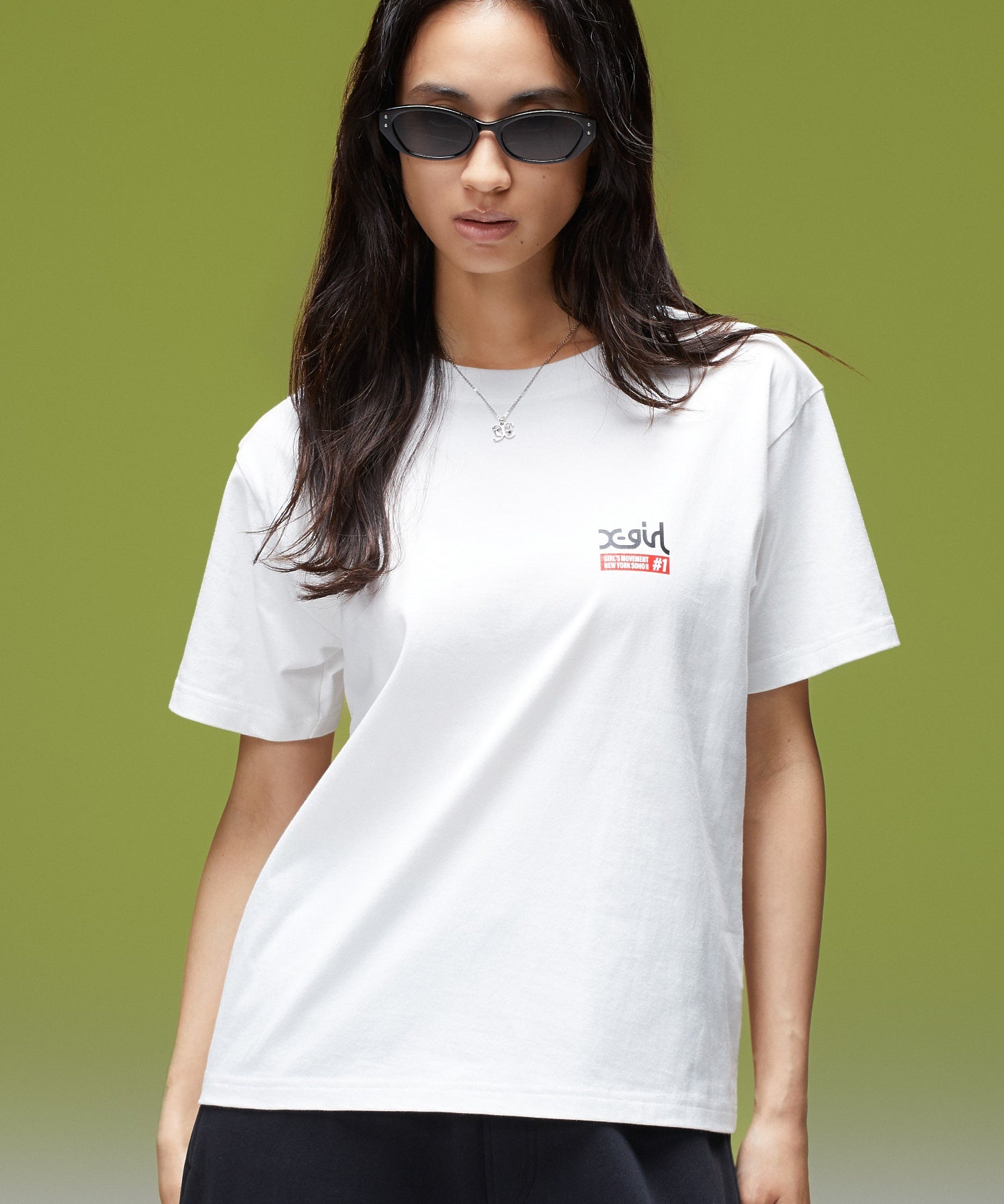 COLORED BOX FACE S/S TEE