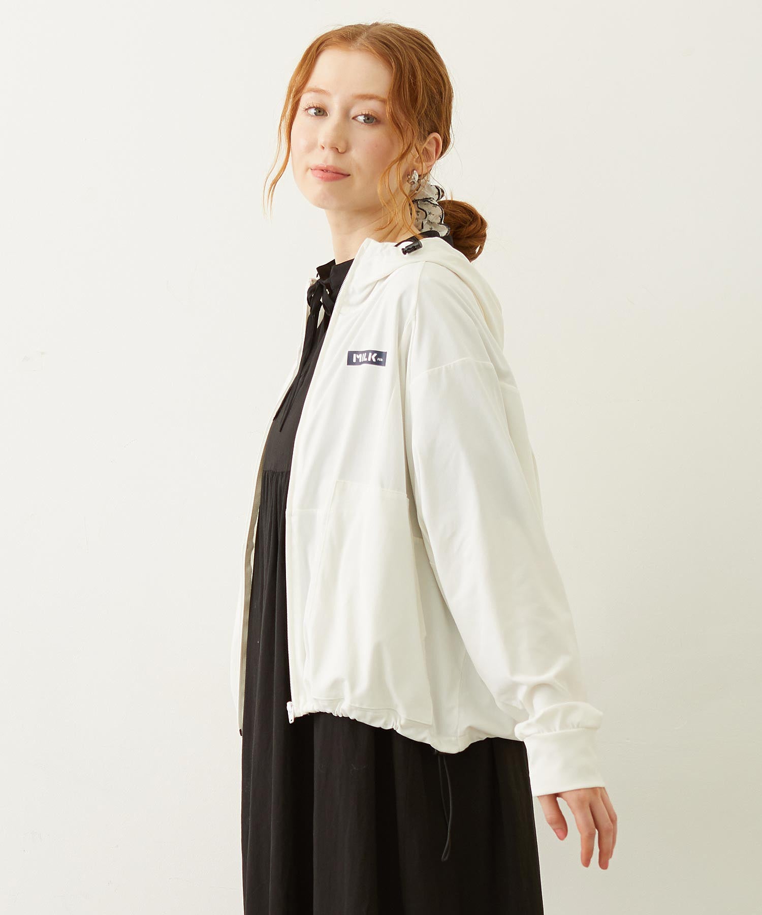 RASH GUARD ZIP HOODIE