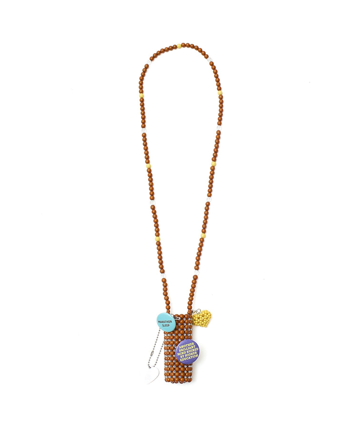 HEY Mrs ROSE/BEADS LIP NECKLACE