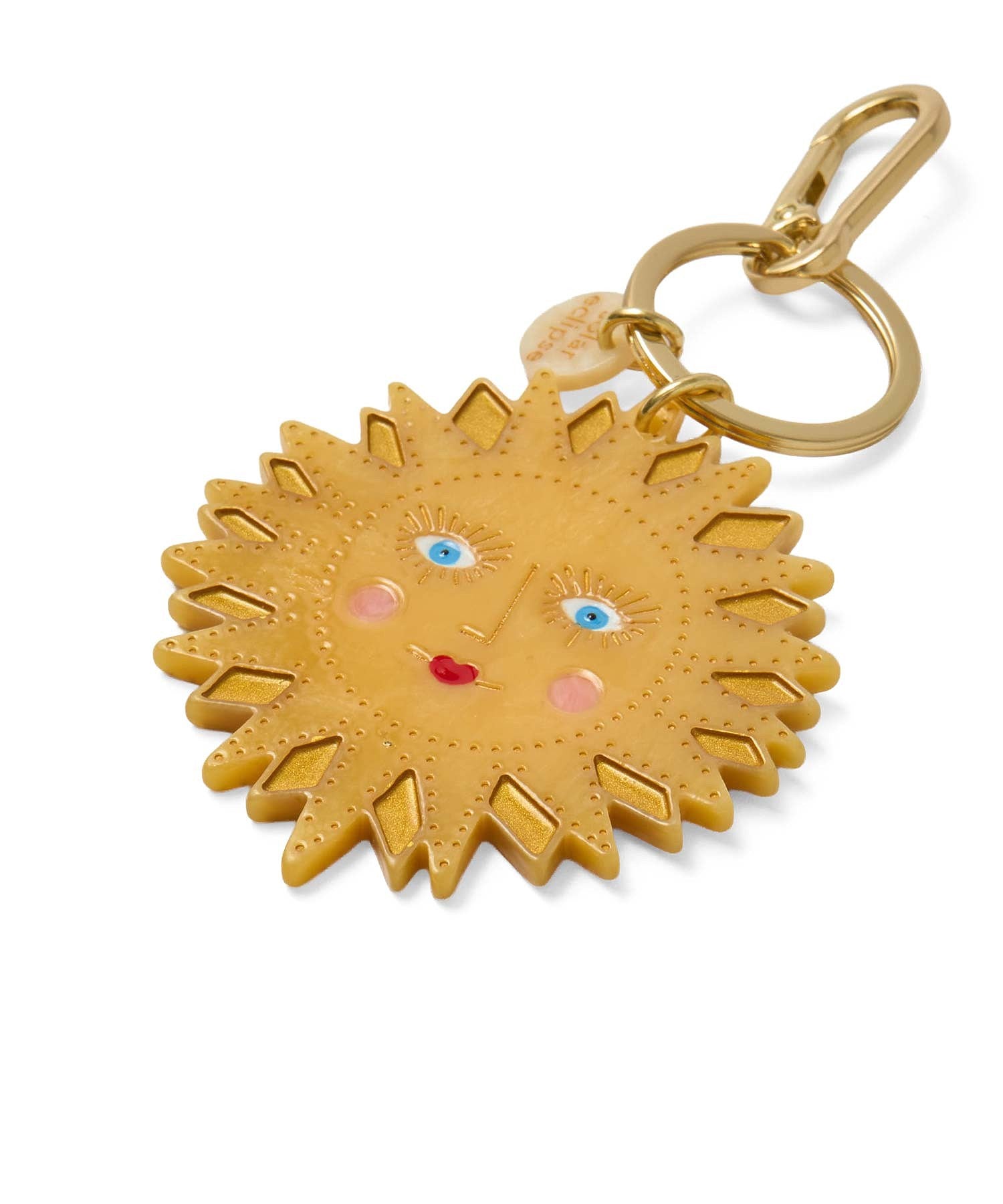 SOLAR ECLIPSE/HAND-PAINTED BAG CHARM