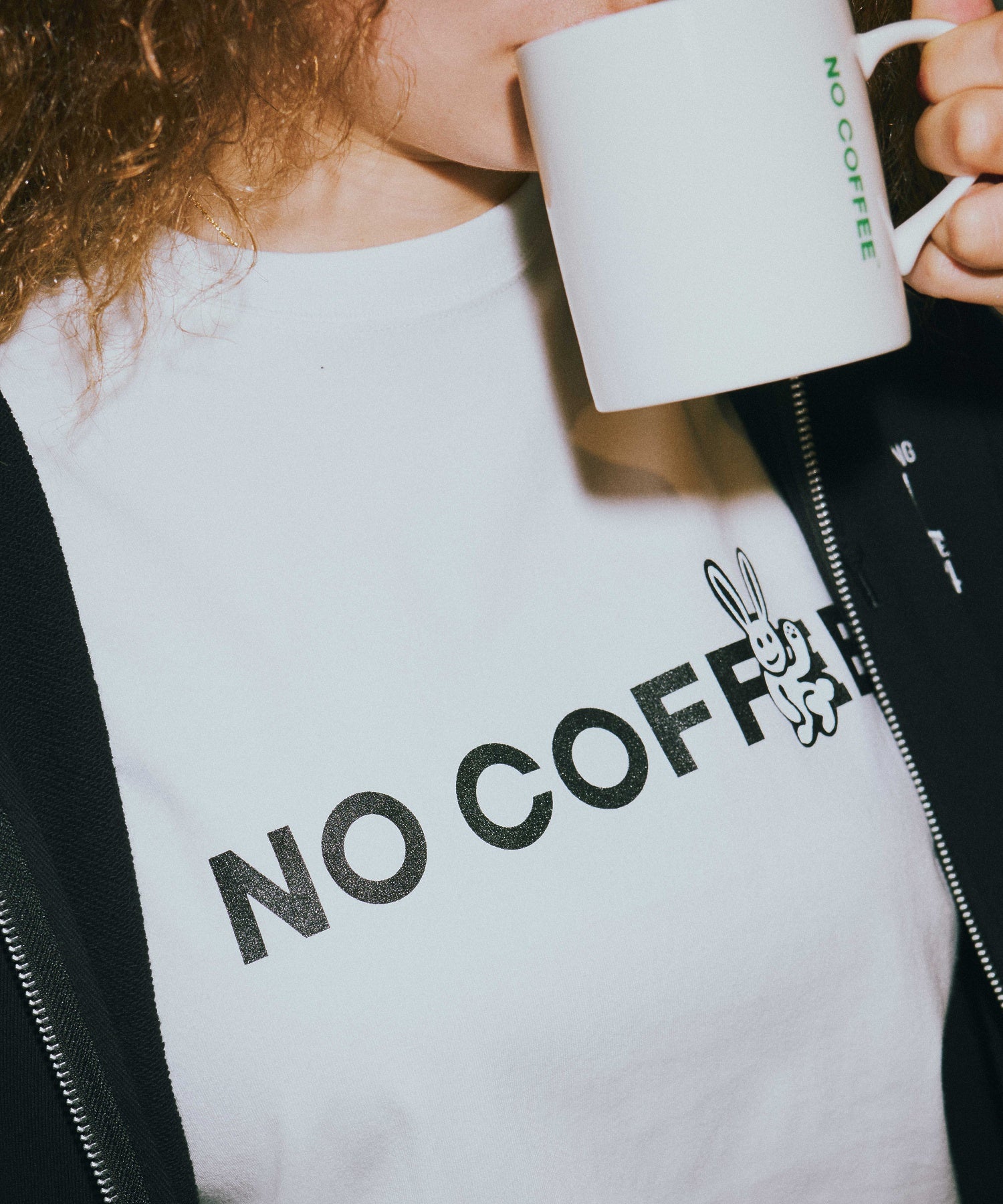 X-girl x NO COFFEE S/S TEE