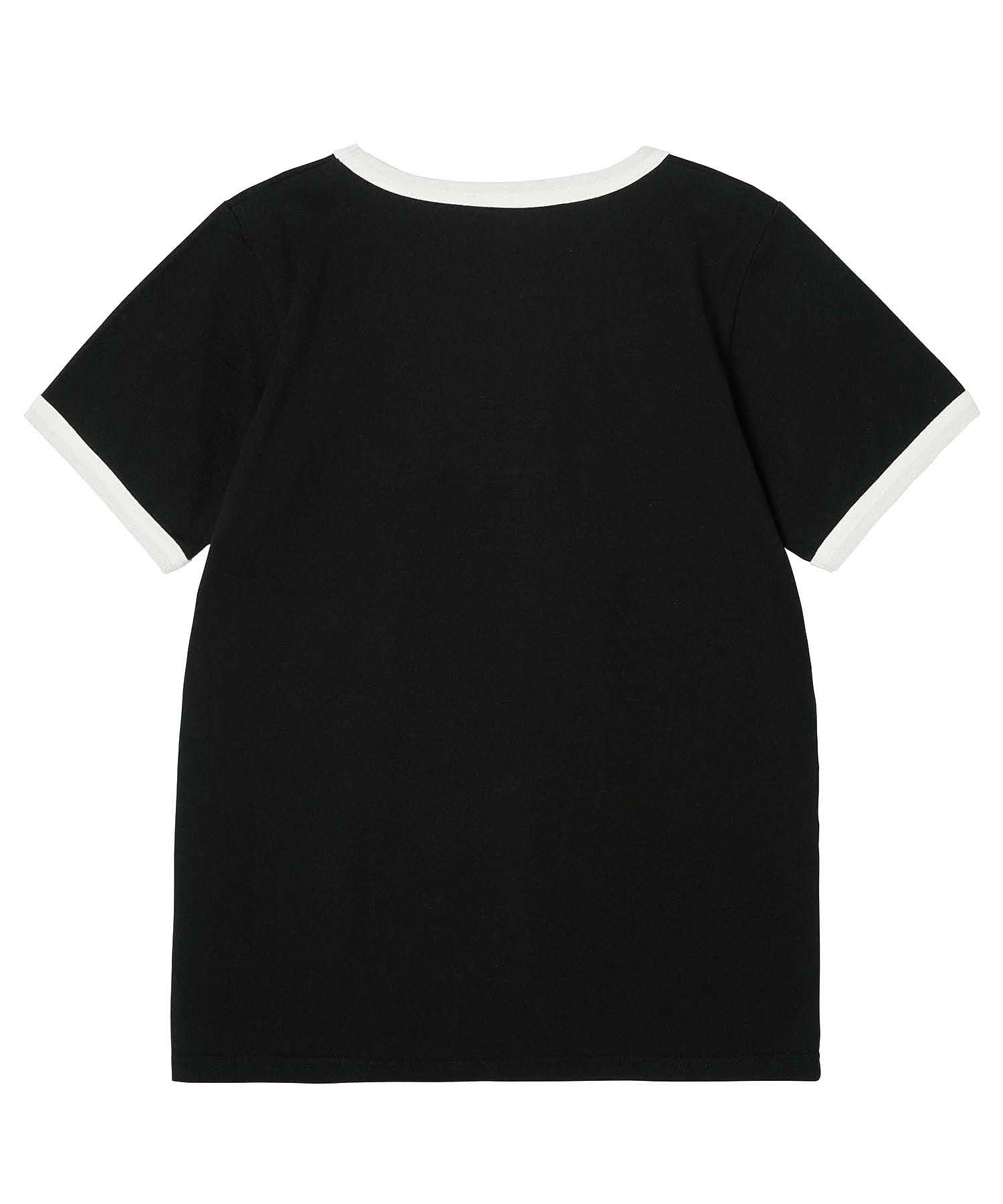 SQUARE LOGO S/S CLASSIC RINGER TEE X-girl