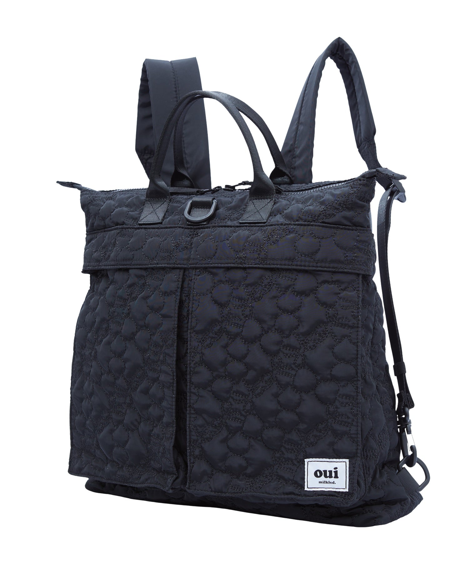 CHERRY QUILTED HELMET BAG