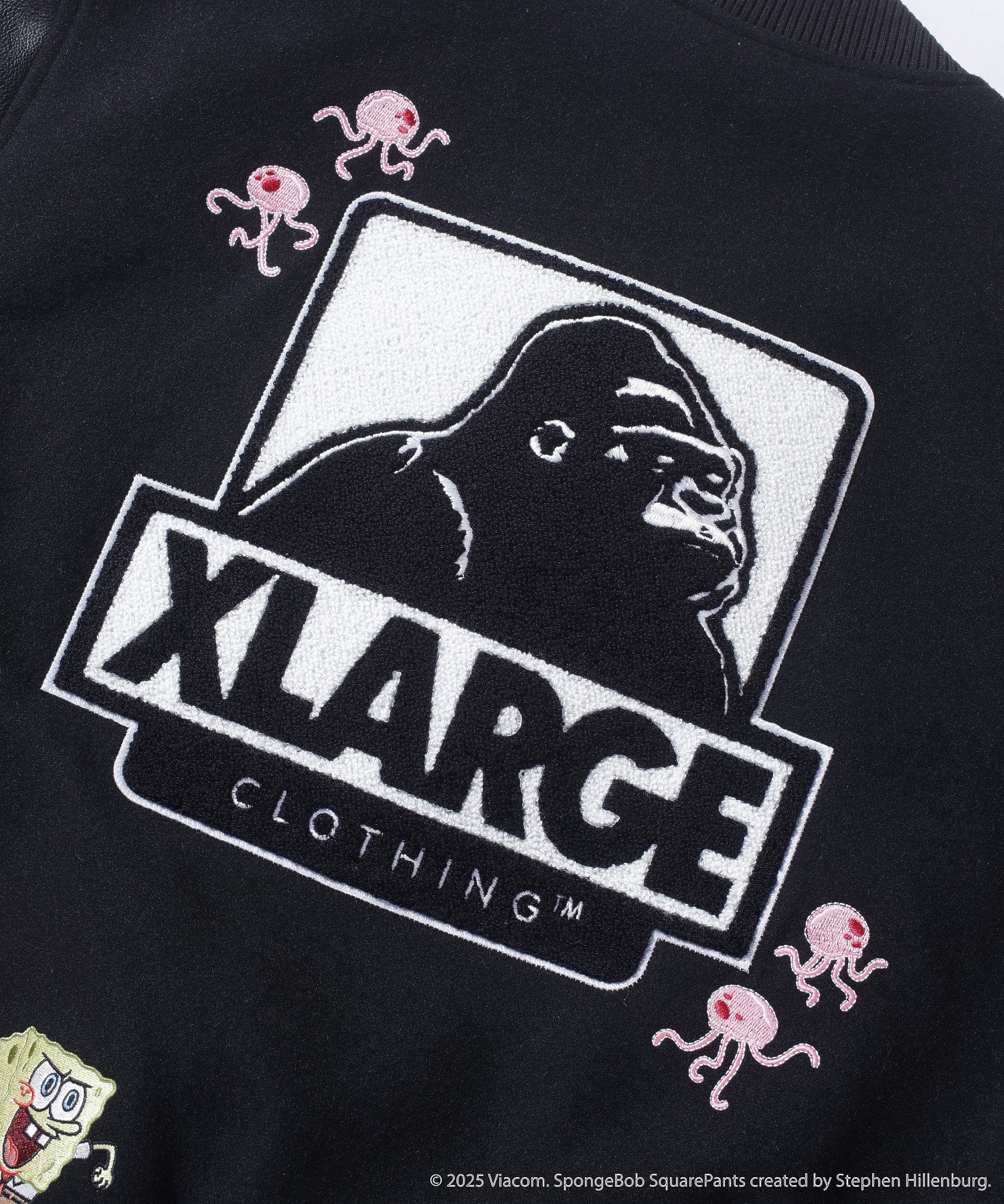 XLARGE×SpongeBob VARSITY JACKET