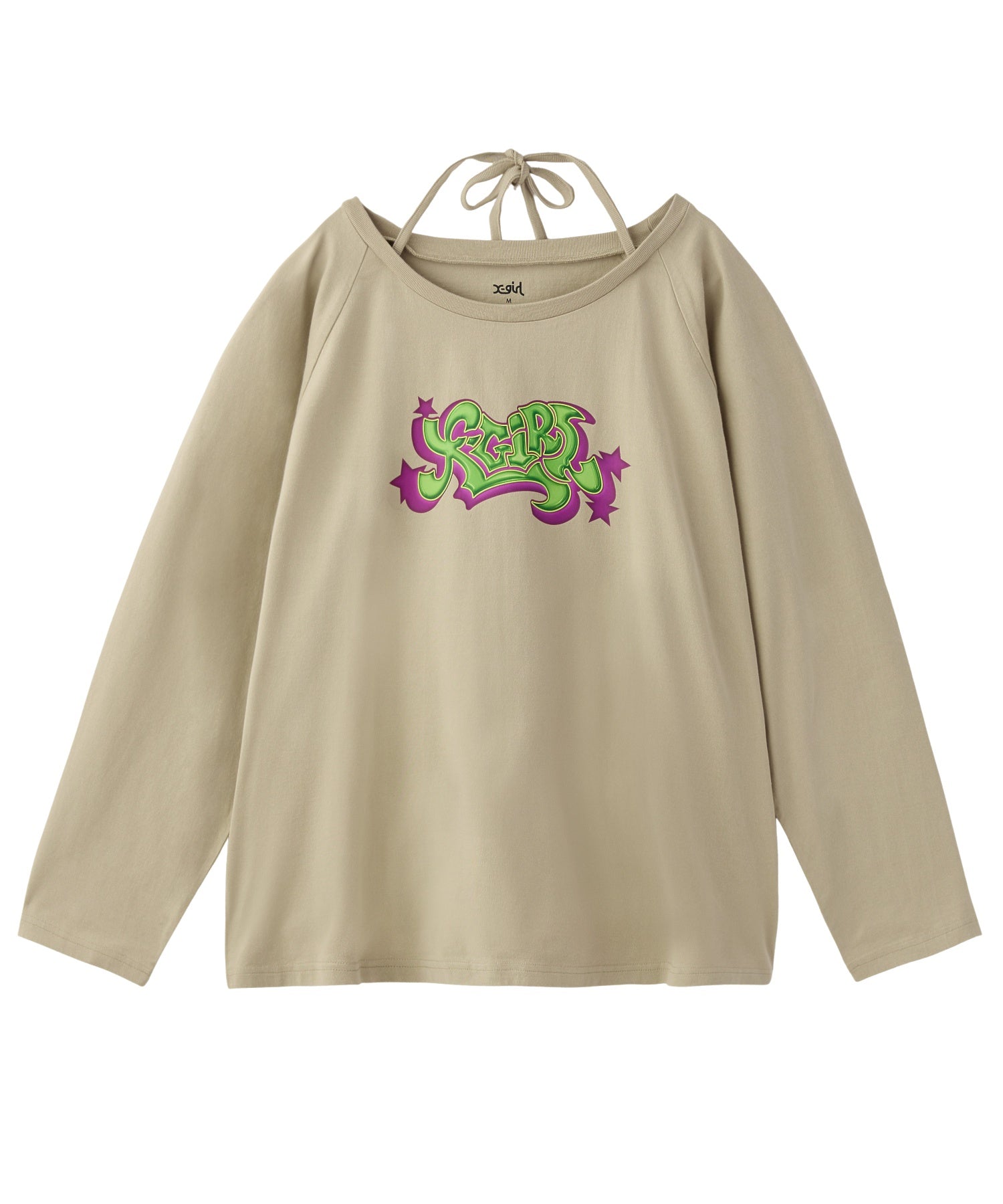 STAR LOGO HALTERNECK L/S TEE