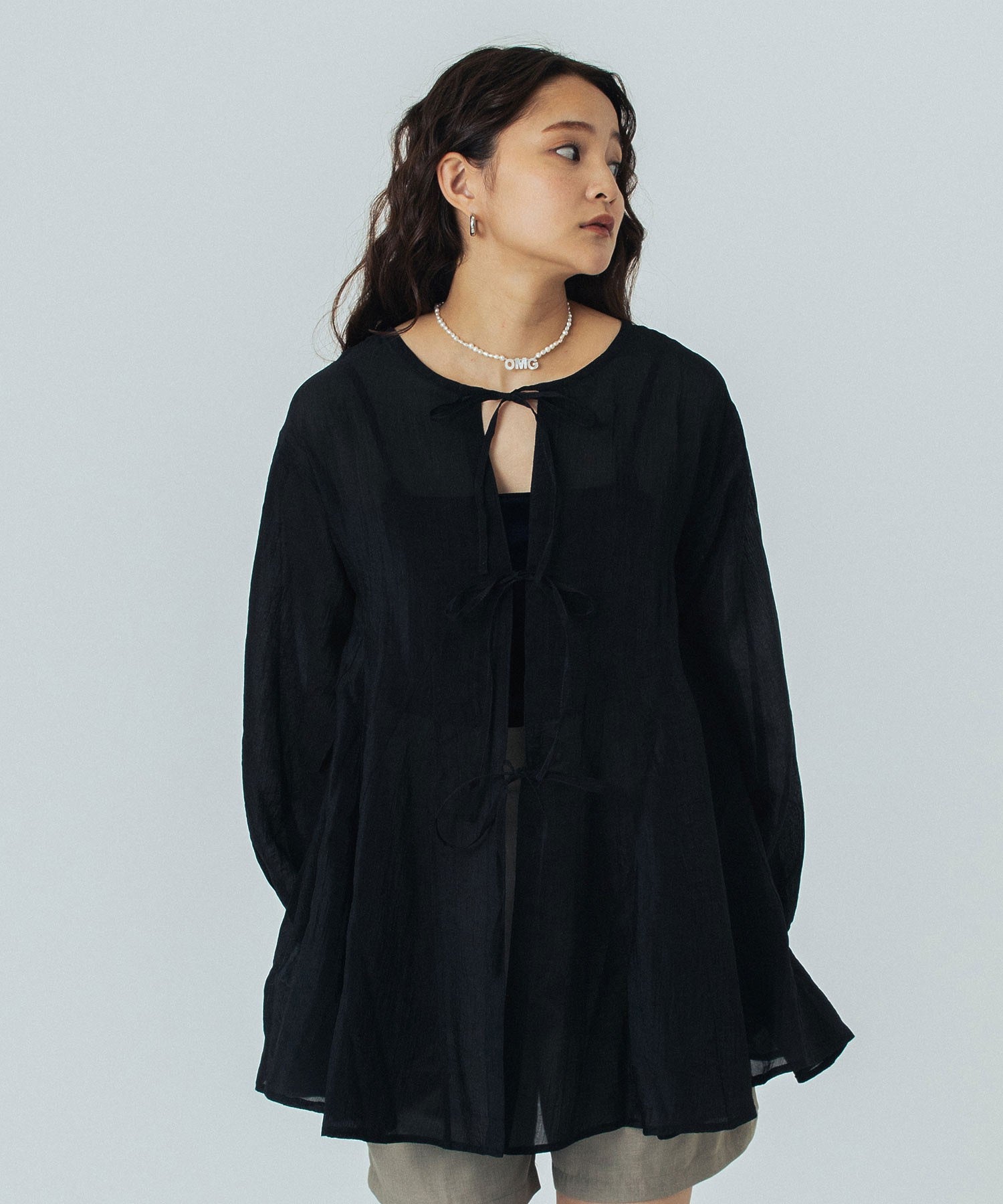 model:160cm 着用サイズ:ONE SIZE