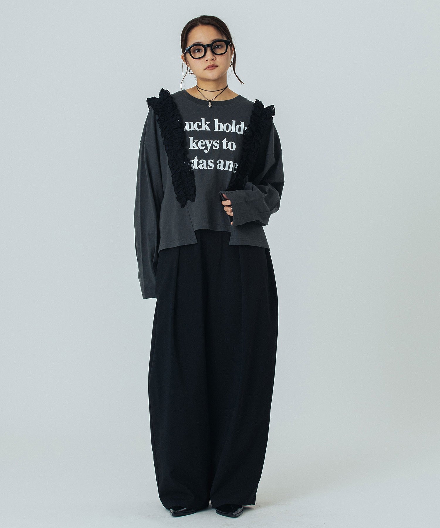 model:160cm 着用サイズ:ONE SIZE