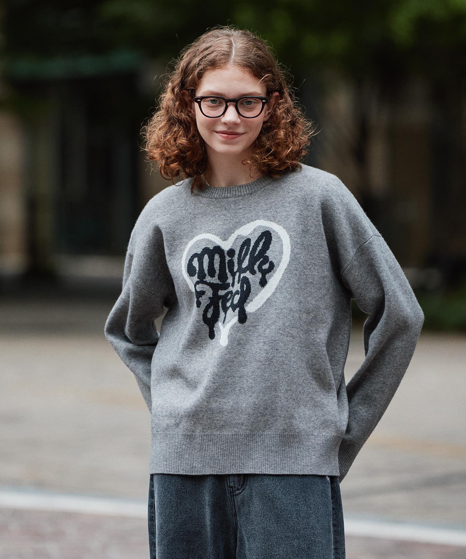 MELTY HEART KNIT TOP