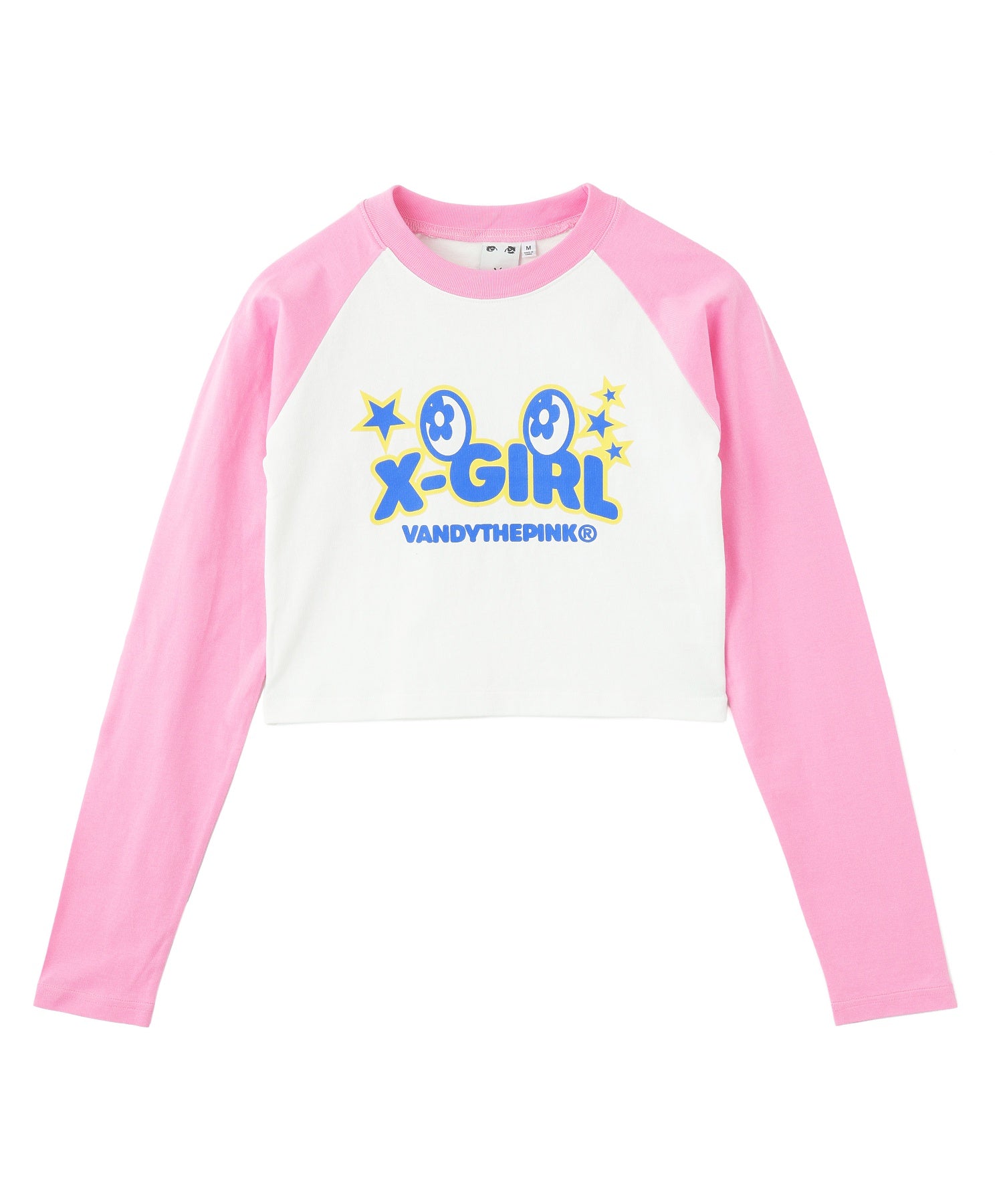 X-girl × VTP RAGLAN L/S BABY TEE