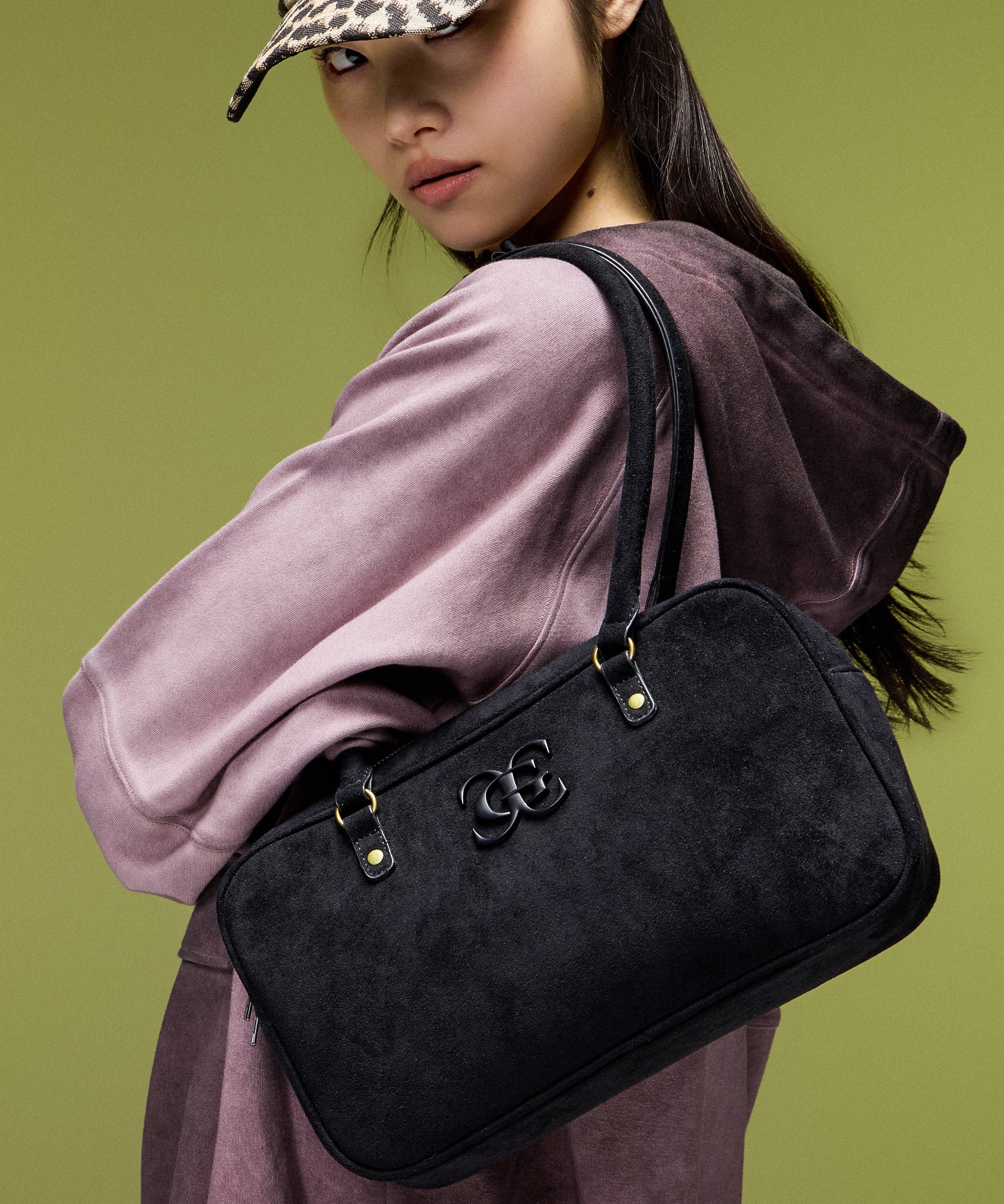 TONAL XG EMBLEM LANDSCAPE HANDBAG